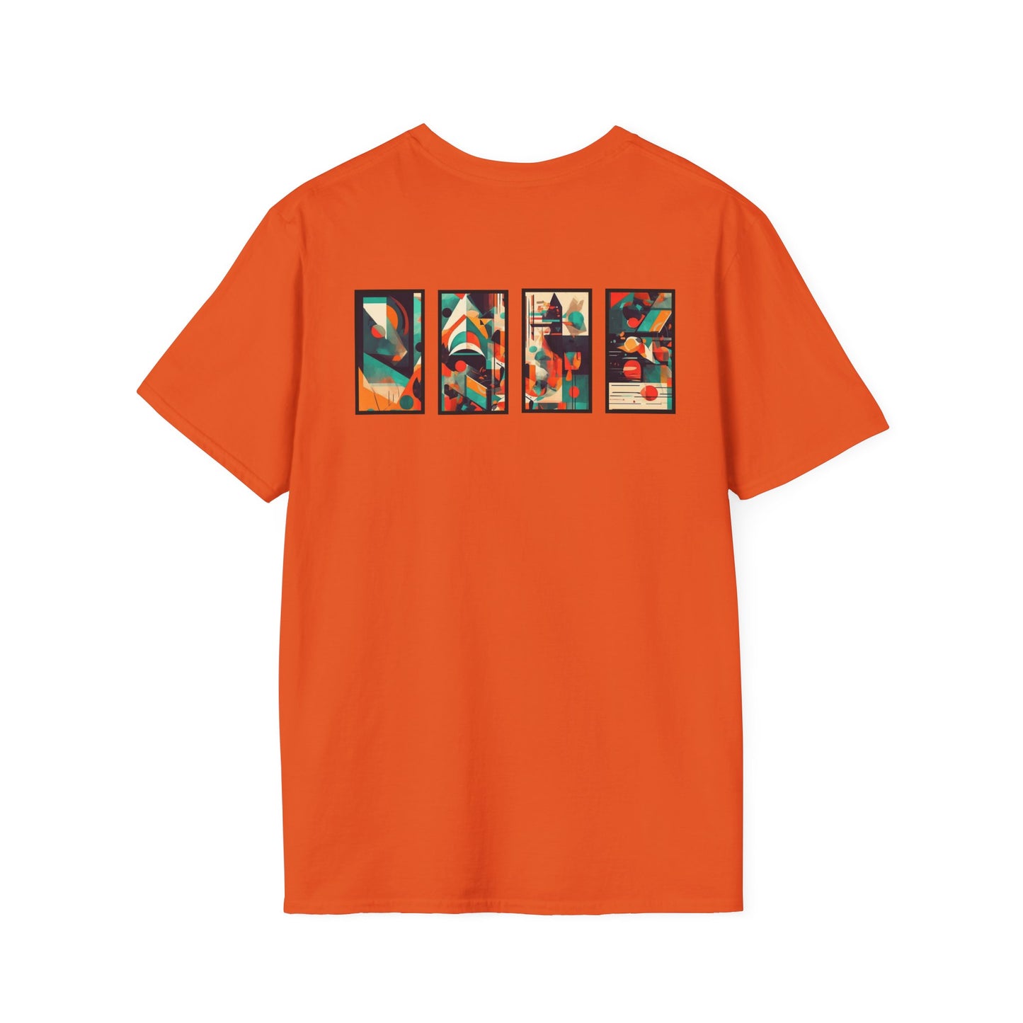 “Cityscape Sunset” Abstract Art - Unisex T-Shirt