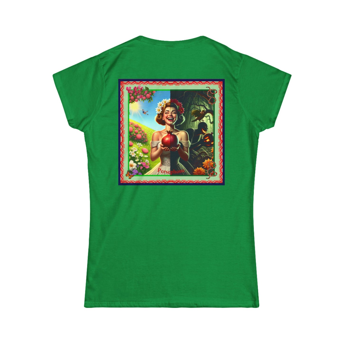 Persephone- Goddess of Spring and Queen of the Underworld - Women's Softstyle Tee