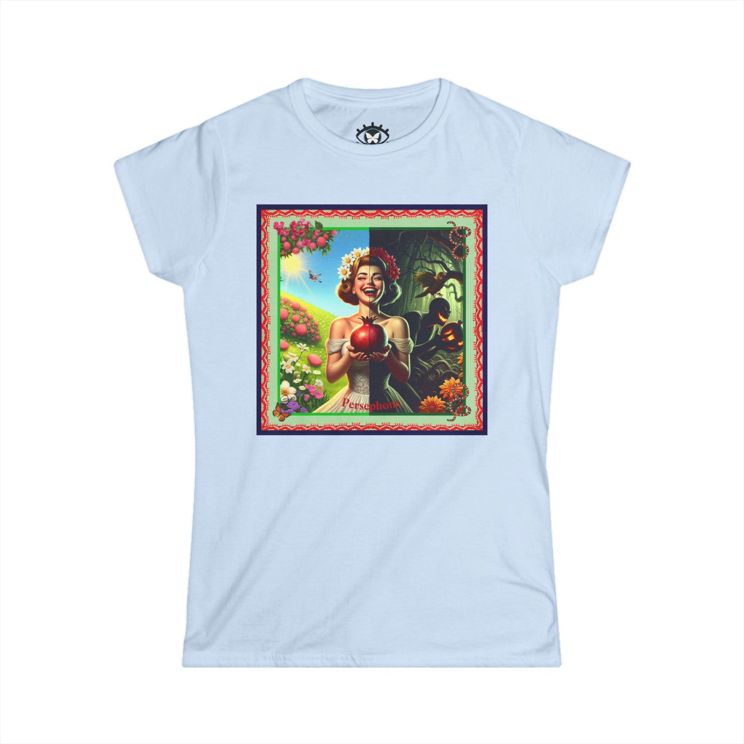 Persephone- Goddess of Spring and Queen of the Underworld - Women's Softstyle Tee