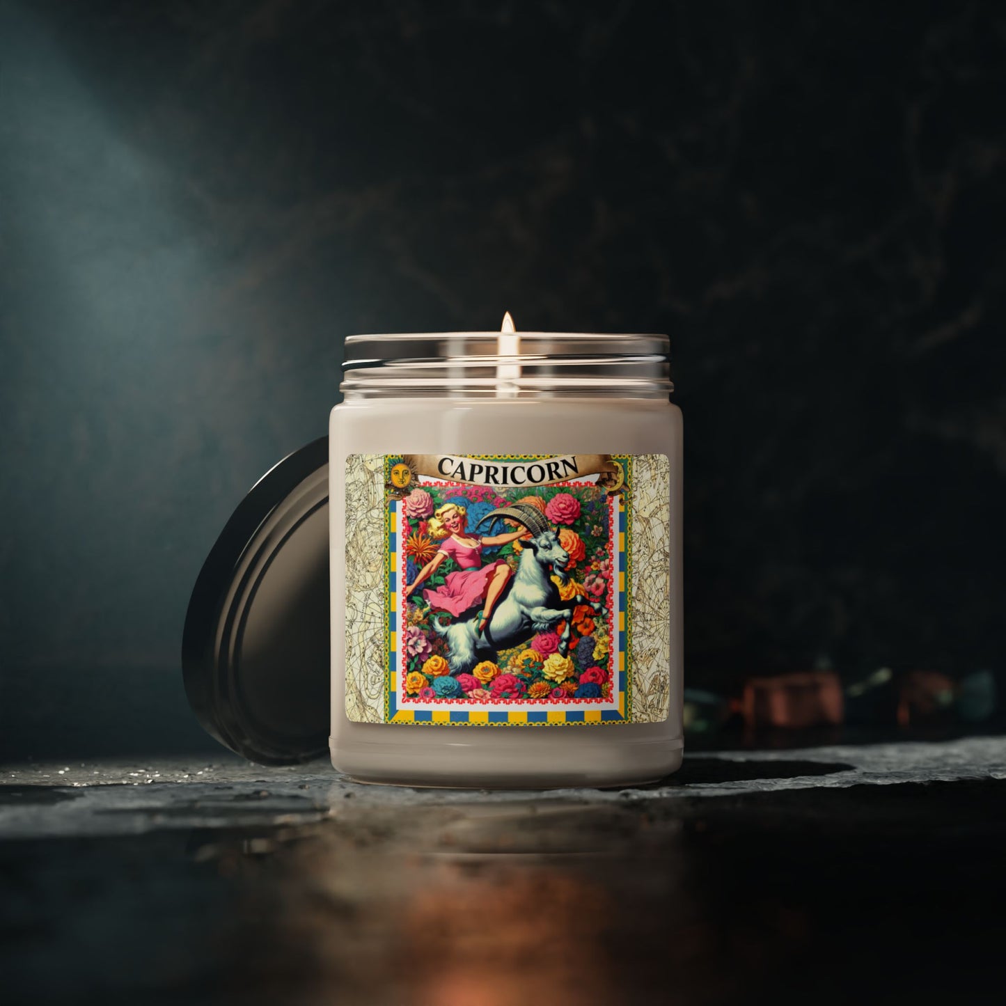 Capricorn (Dec. 22 - Jan. 19) - Zodiac Scented Soy Candle, 9oz