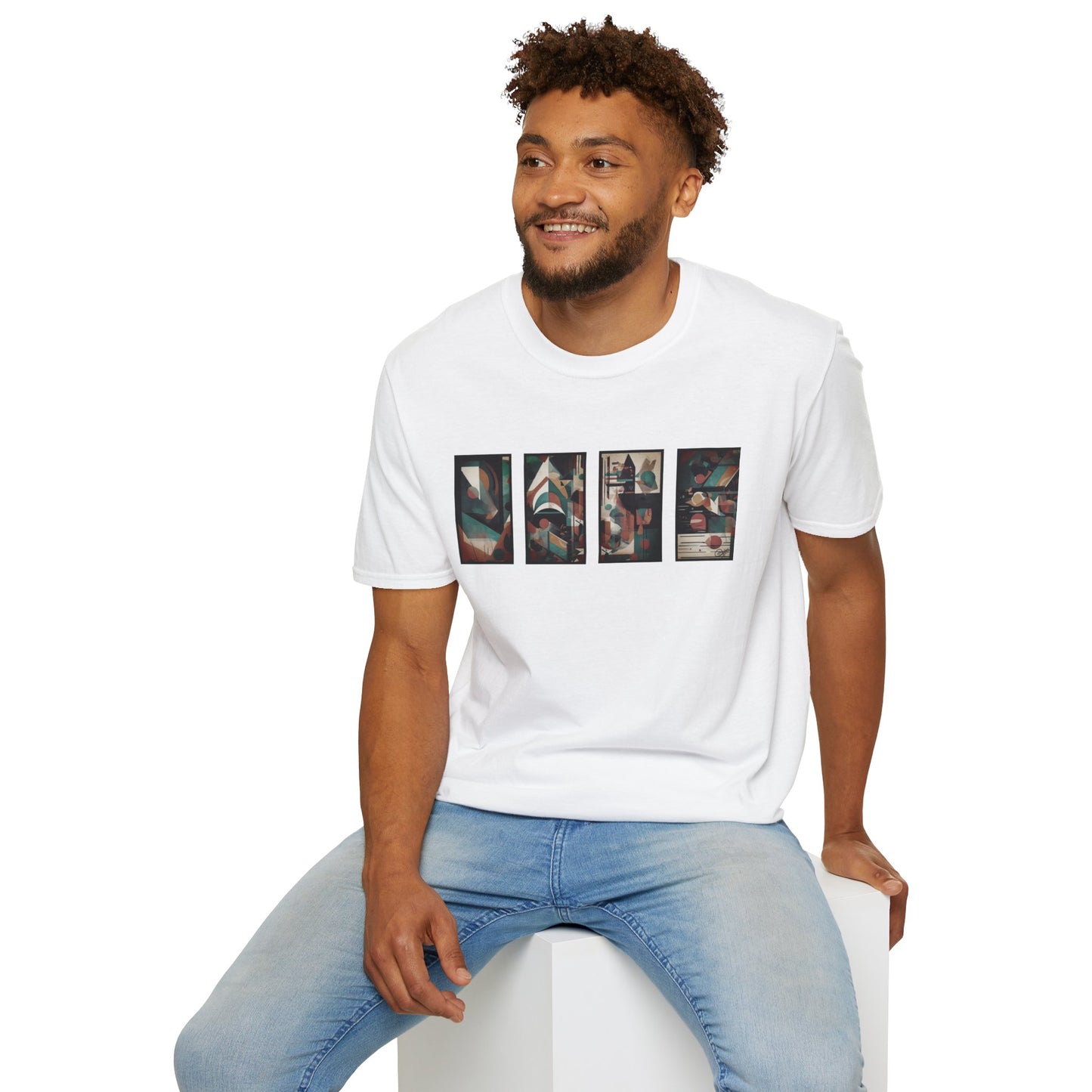 “Cityscape” Abstract Art - Unisex T-Shirt
