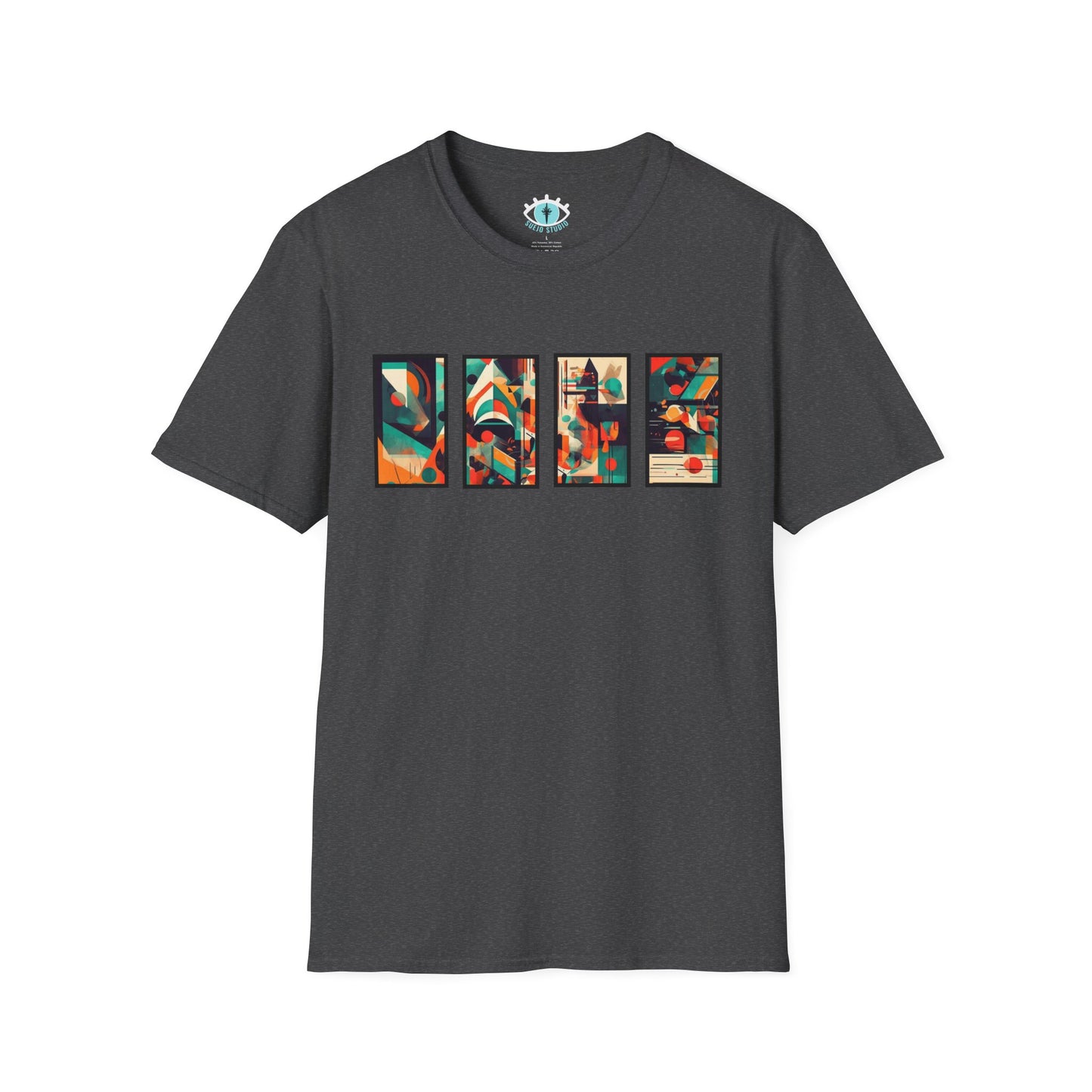 “Cityscape Sunset” Abstract Art - Unisex T-Shirt
