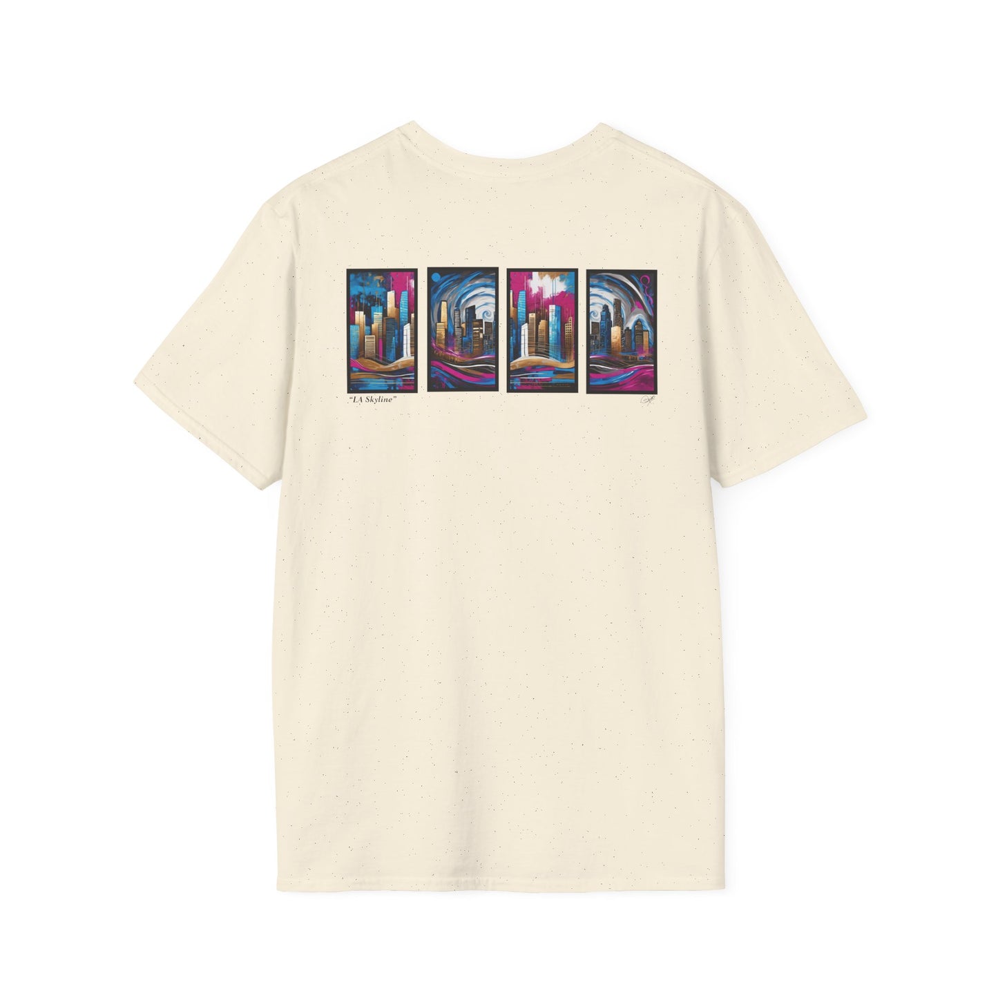 “LA Skyline” Abstract Art - Unisex T-Shirt