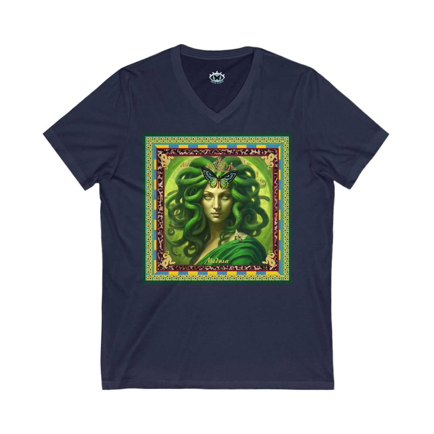 Medusa - Unisex V Neck T-Shirt
