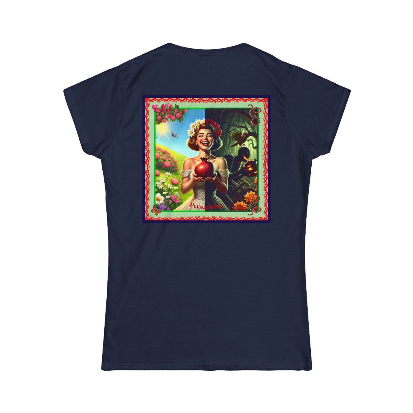 Persephone- Goddess of Spring and Queen of the Underworld - Women's Softstyle Tee