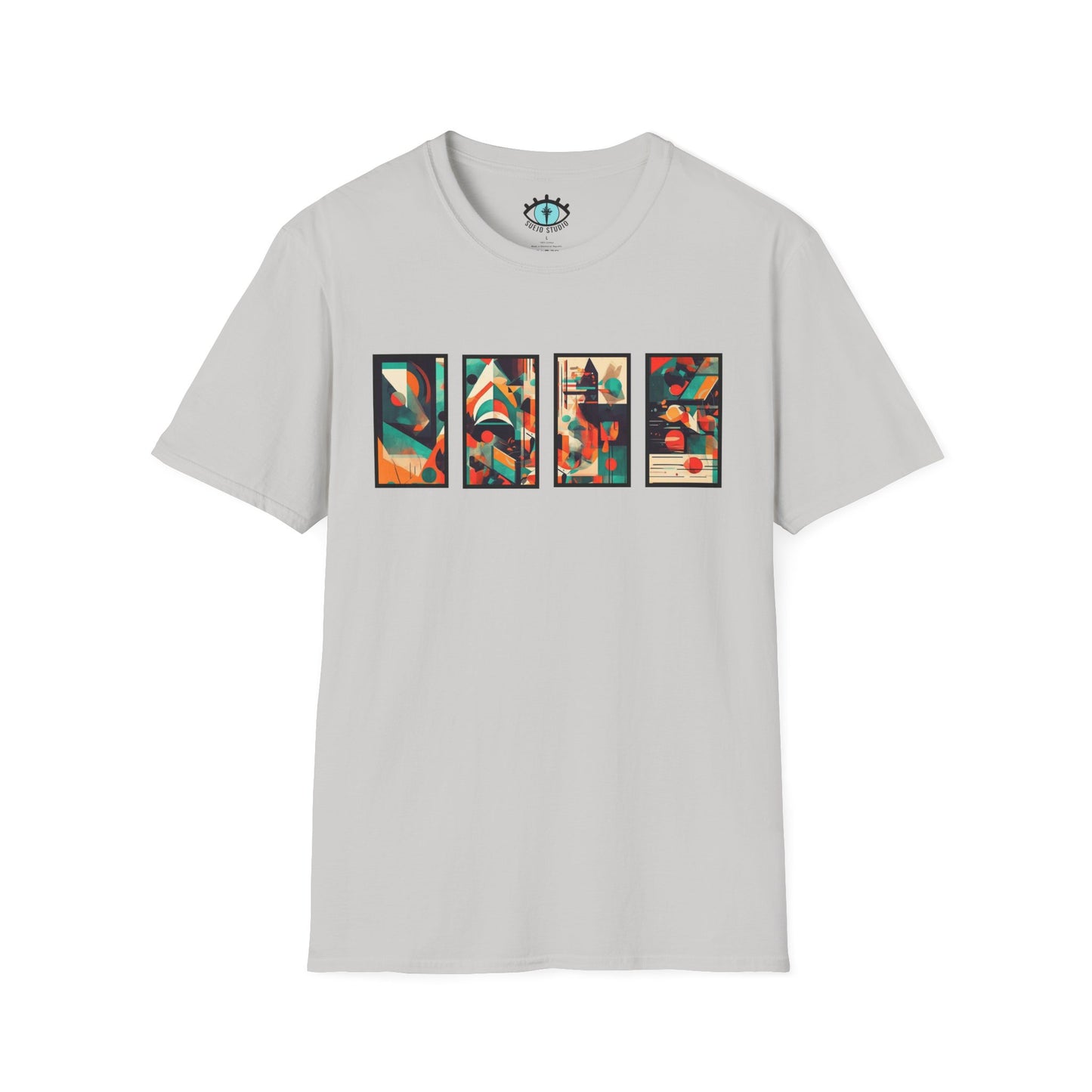 “Cityscape Sunset” Abstract Art - Unisex T-Shirt
