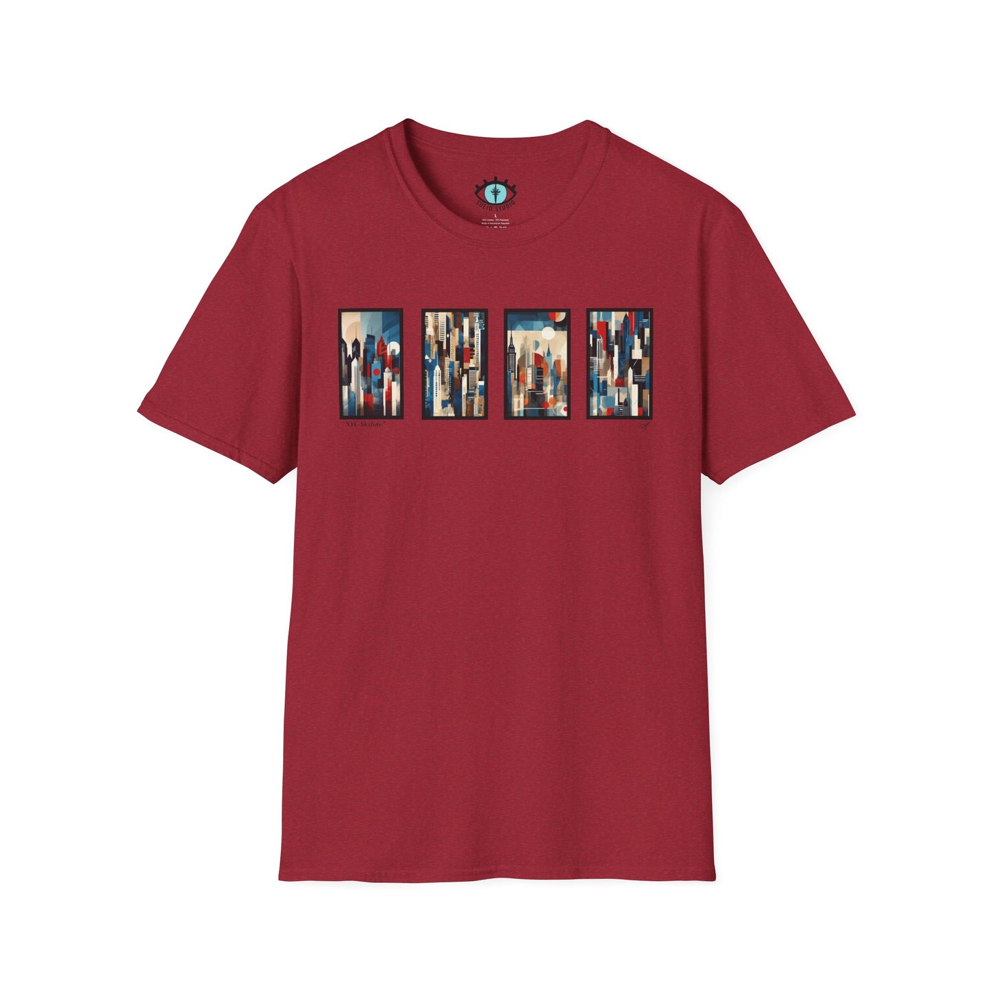 “NYC Skyline” Abstract Art - Unisex T-Shirt
