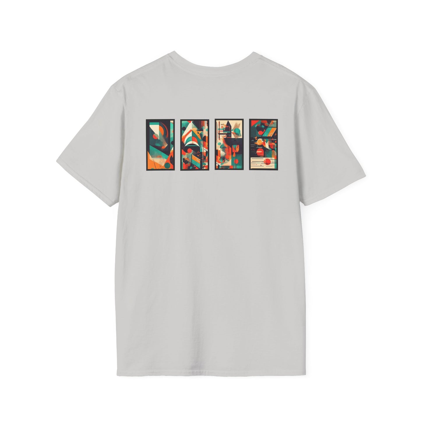 “Cityscape Sunset” Abstract Art - Unisex T-Shirt