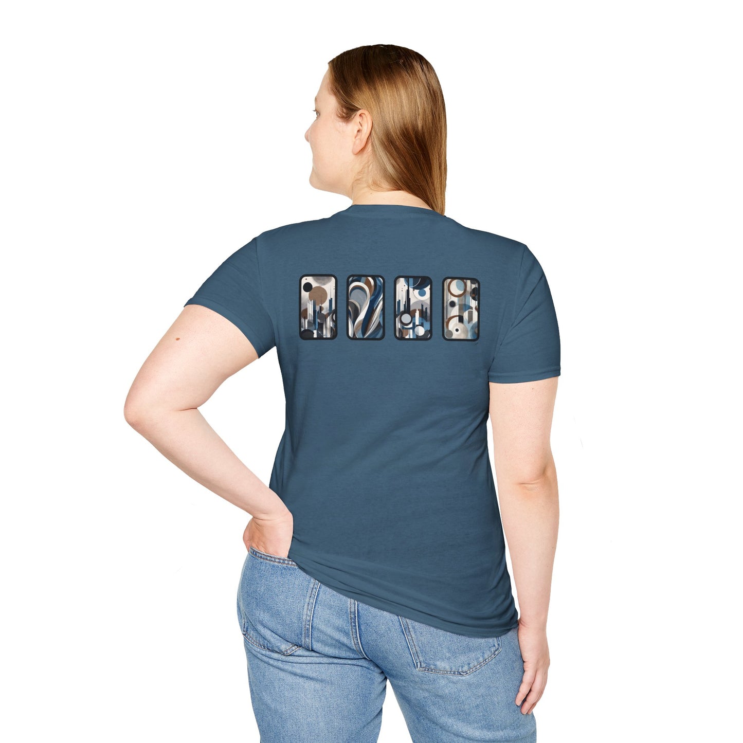 “Skyline” Abstract Art - Unisex T-Shirt