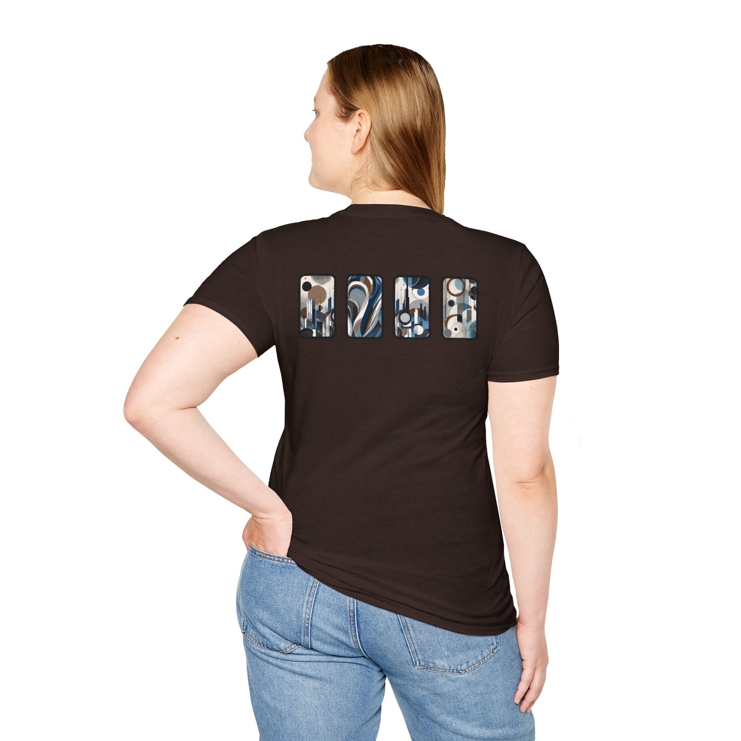“Skyline” Abstract Art - Unisex T-Shirt