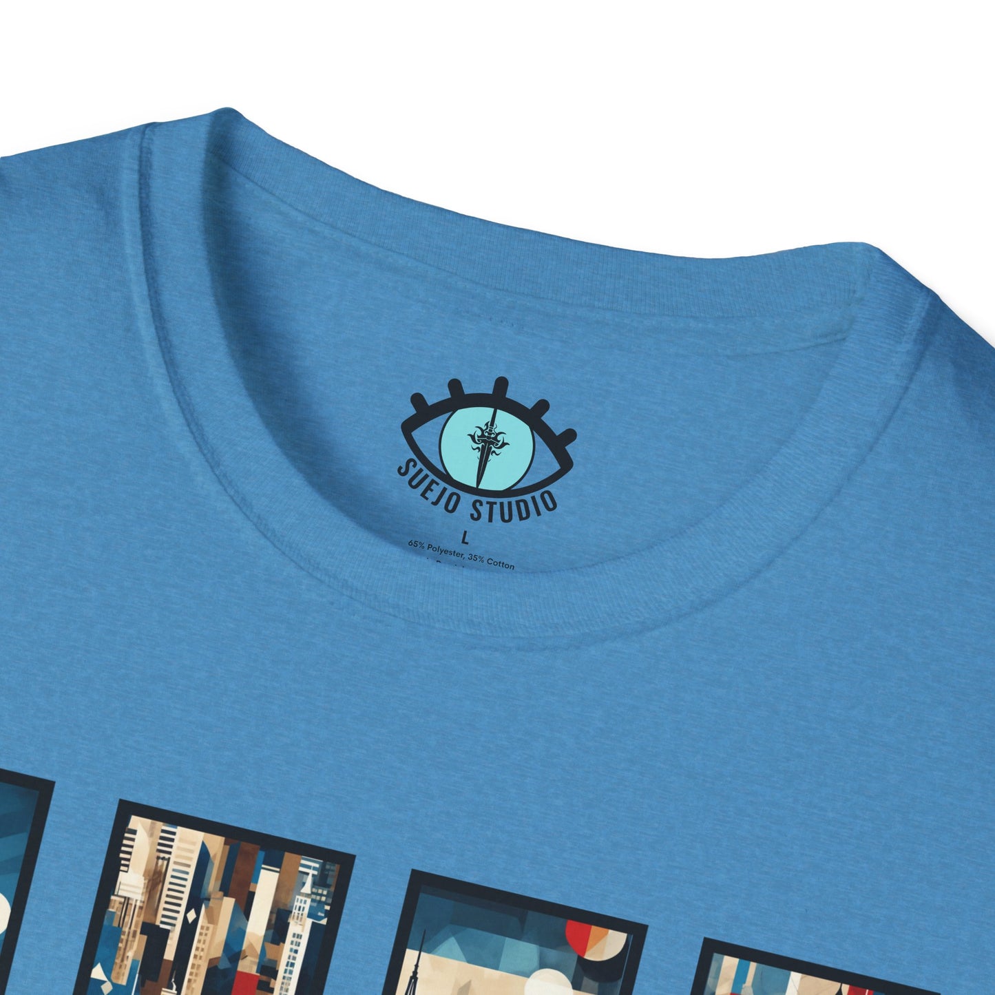 “NYC Skyline” Abstract Art - Unisex T-Shirt