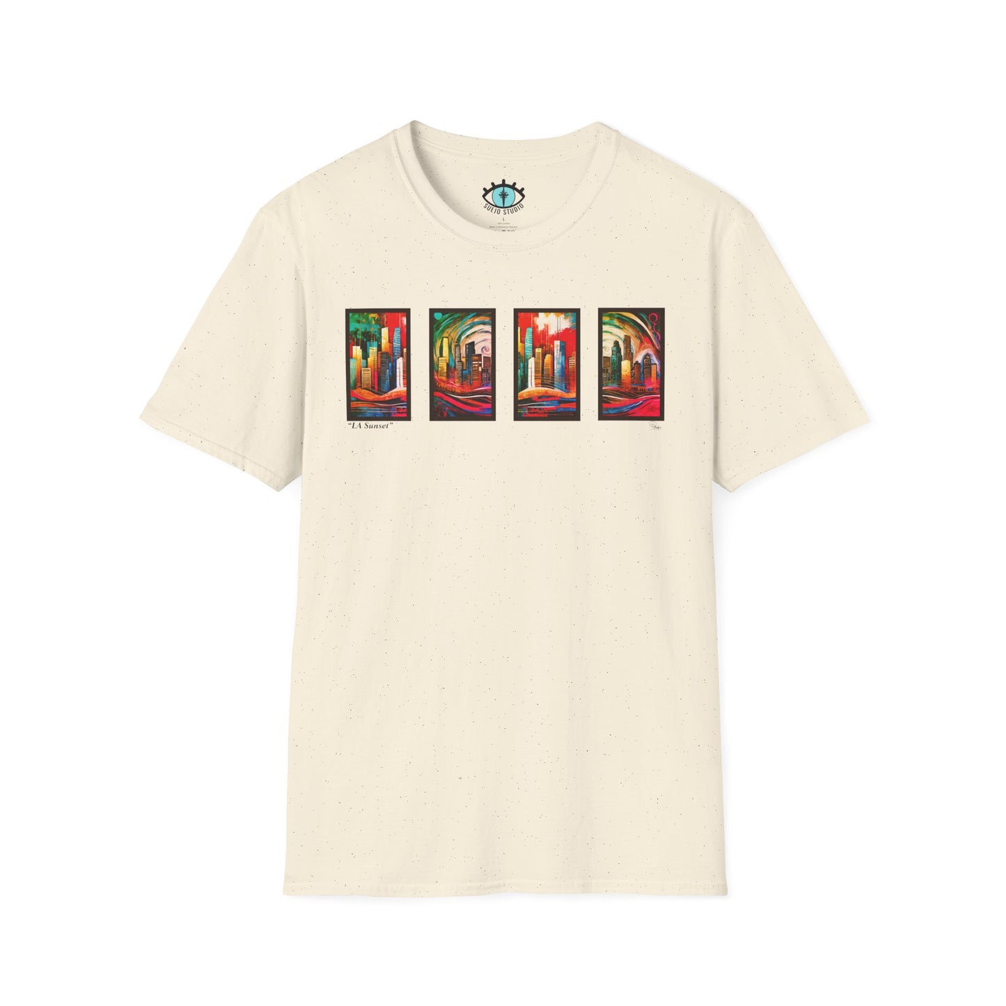“LA Sunset” Abstract Art - Unisex T-Shirt