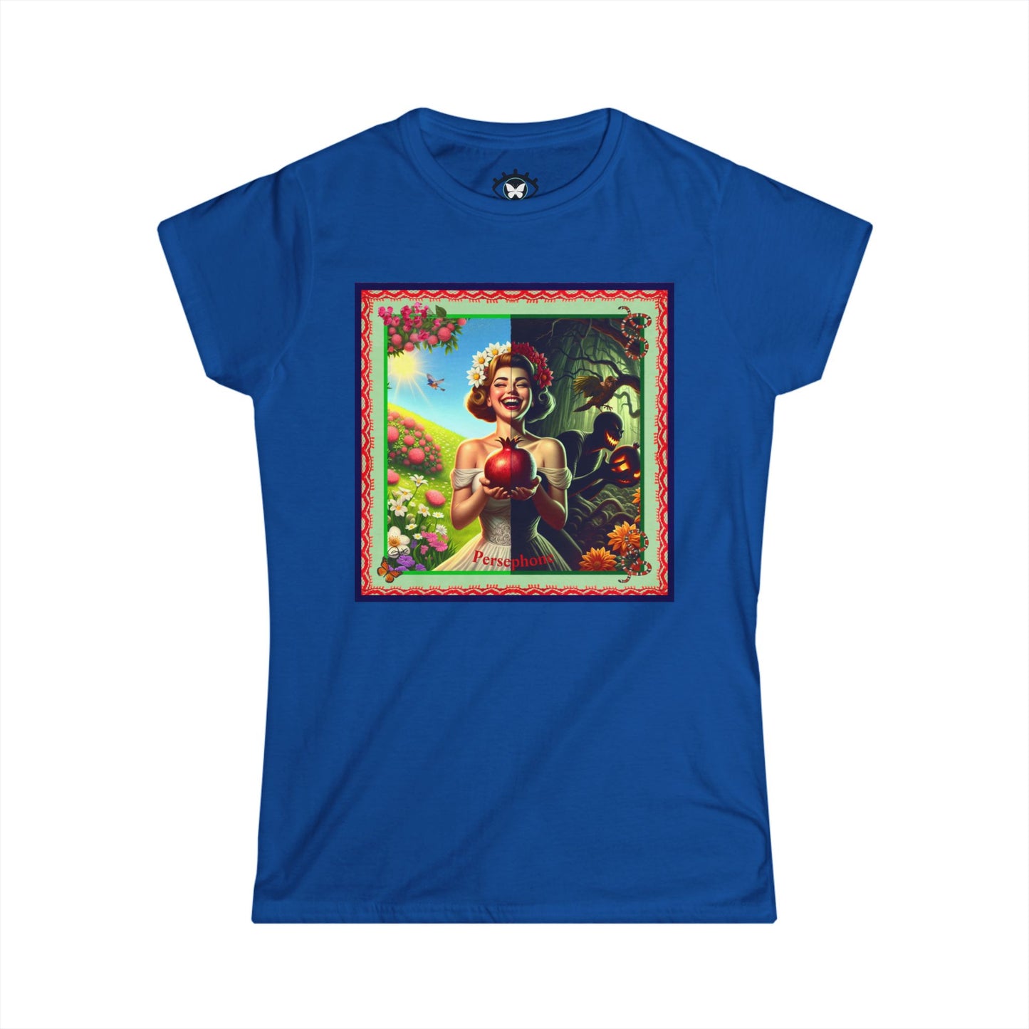 Persephone- Goddess of Spring and Queen of the Underworld - Women's Softstyle Tee