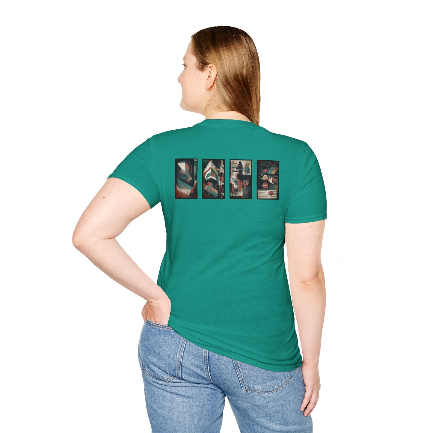 “Cityscape” Abstract Art - Unisex T-Shirt