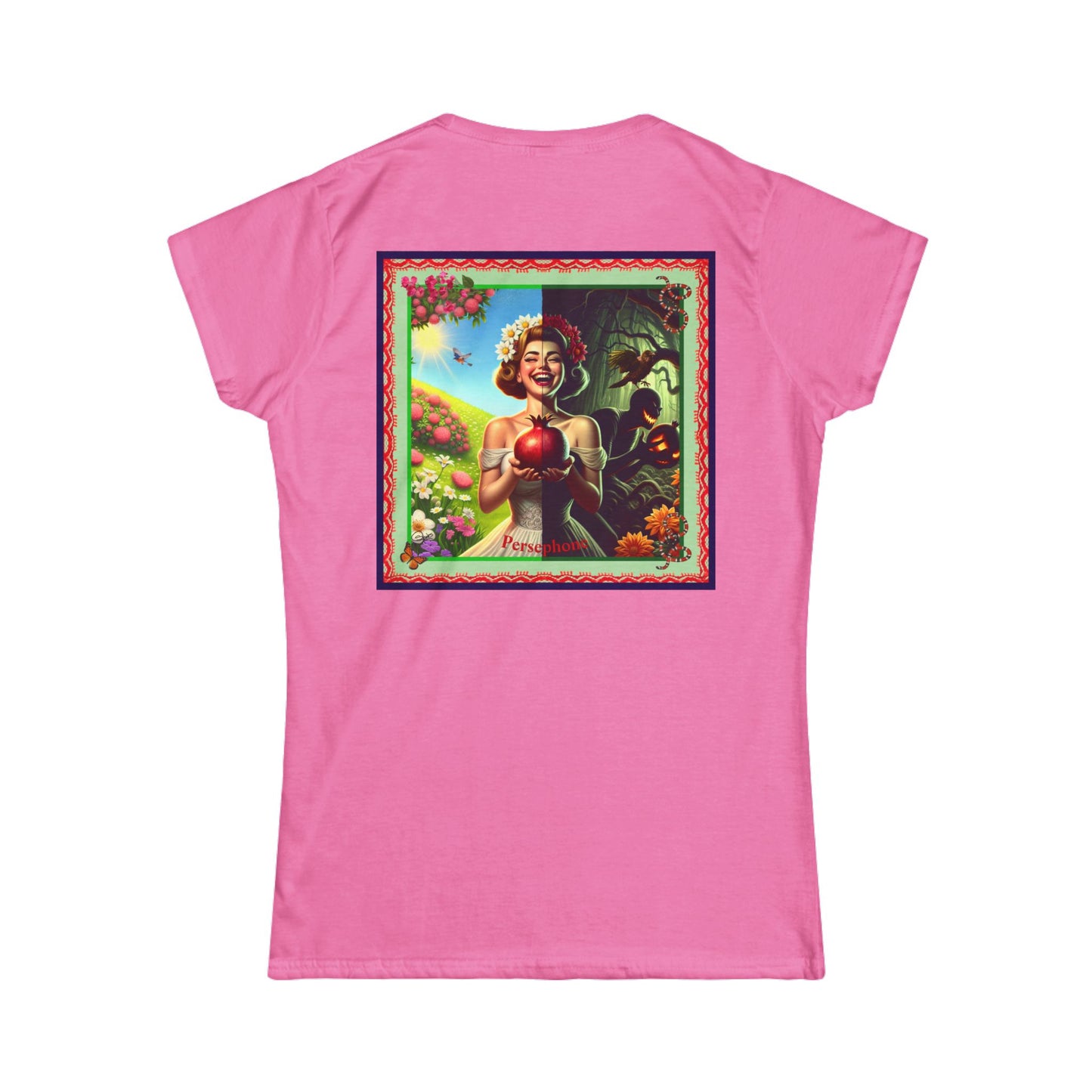 Persephone- Goddess of Spring and Queen of the Underworld - Women's Softstyle Tee