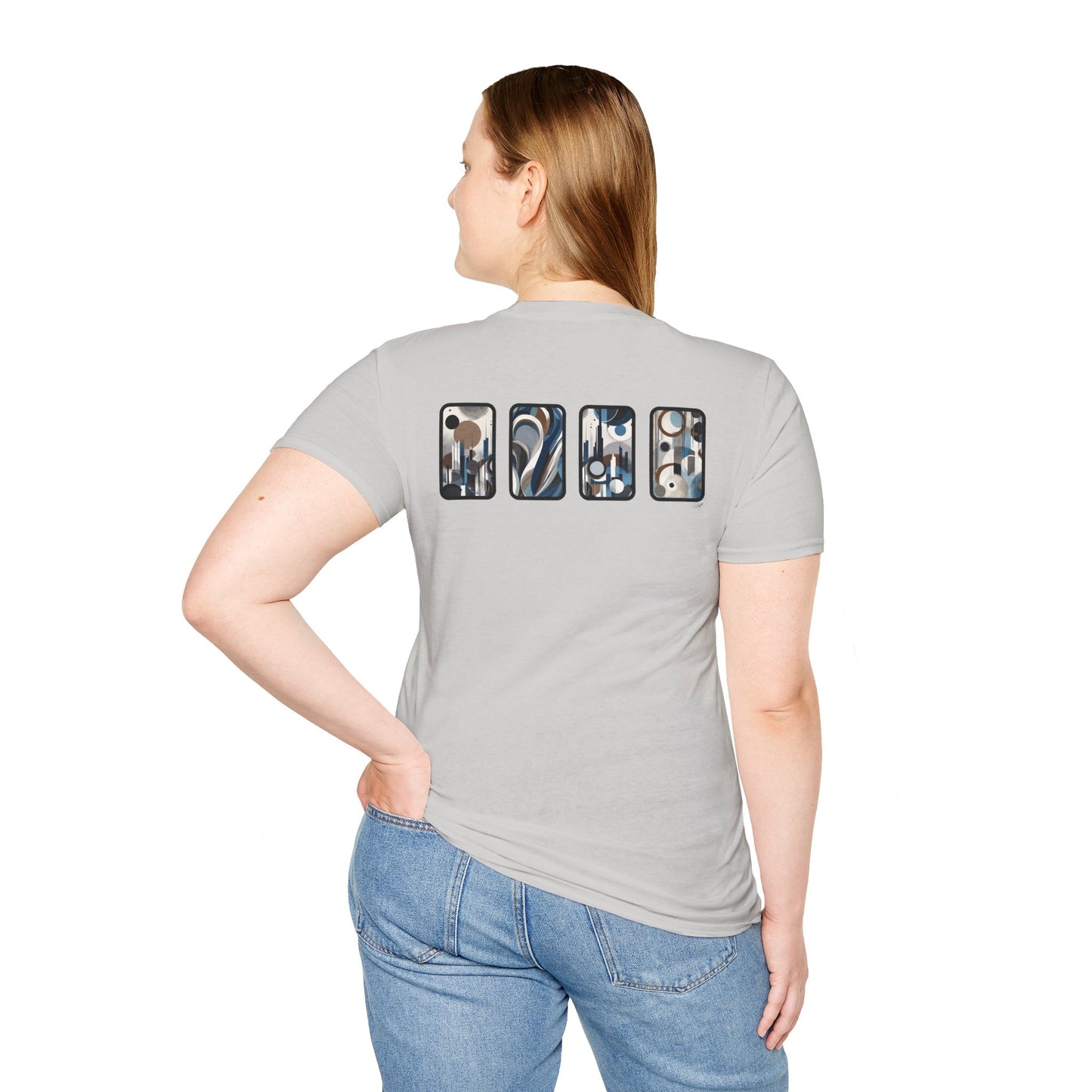 “Skyline” Abstract Art - Unisex T-Shirt