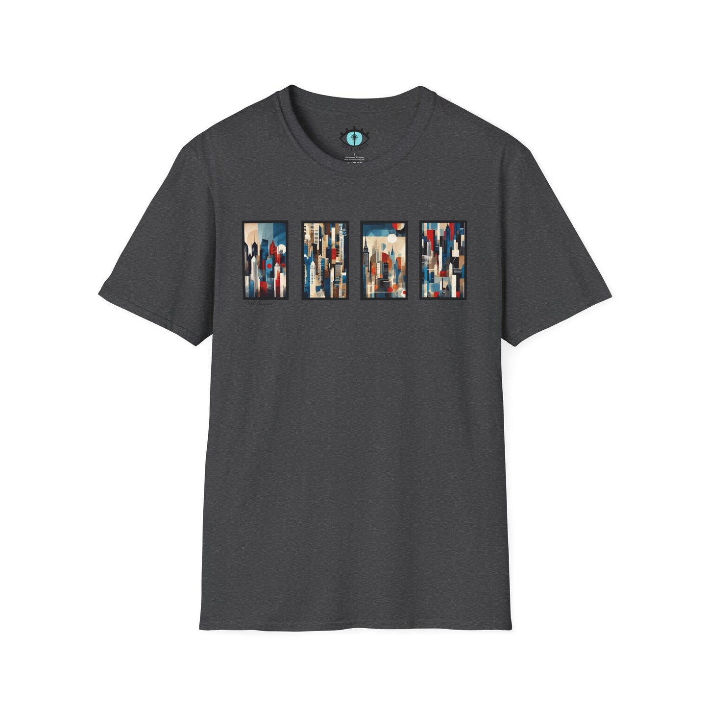 “NYC Skyline” Abstract Art - Unisex T-Shirt
