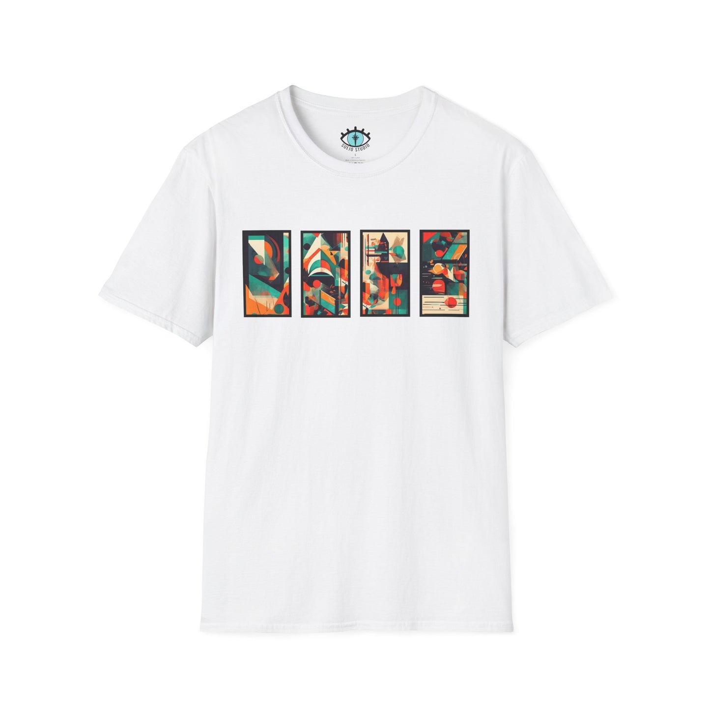“Cityscape Sunset” Abstract Art - Unisex T-Shirt