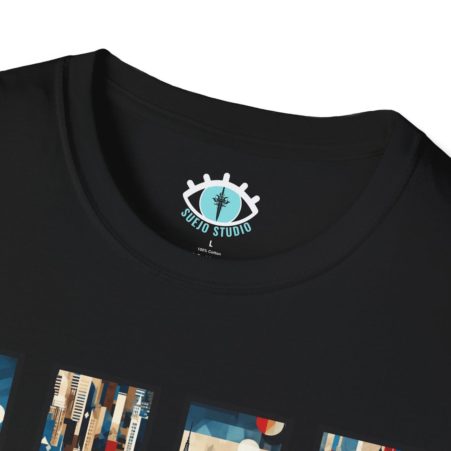 “NYC Skyline” Abstract Art - Unisex T-Shirt