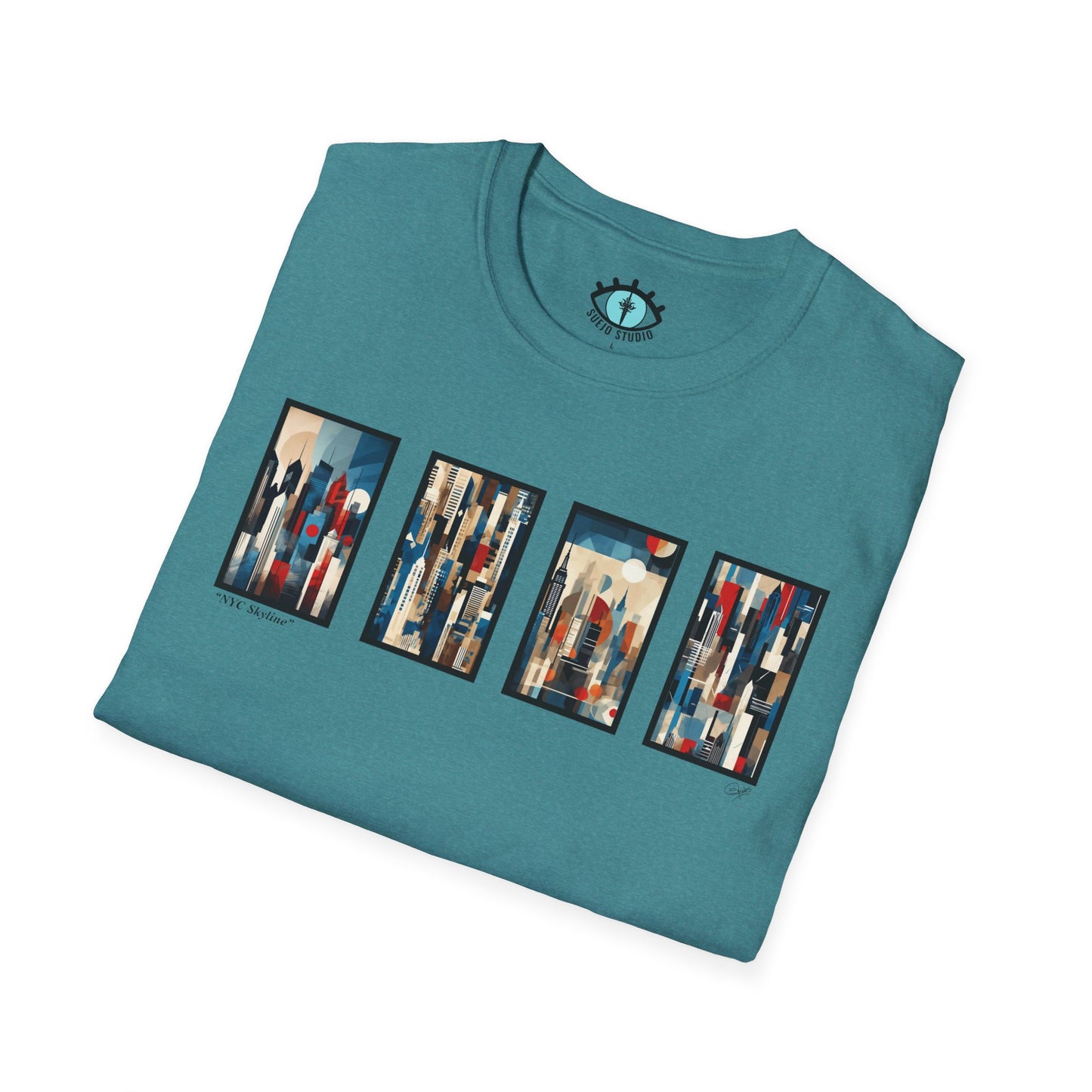 “NYC Skyline” Abstract Art - Unisex T-Shirt