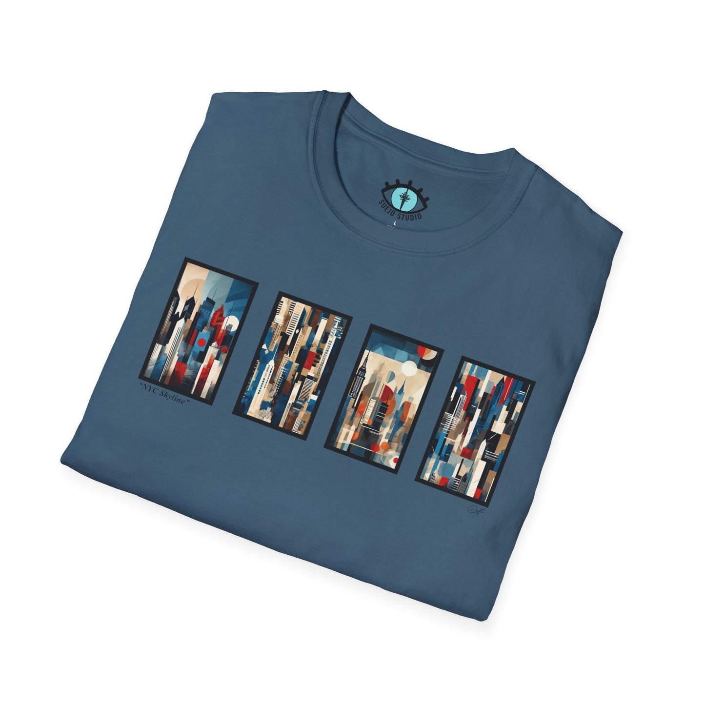 “NYC Skyline” Abstract Art - Unisex T-Shirt