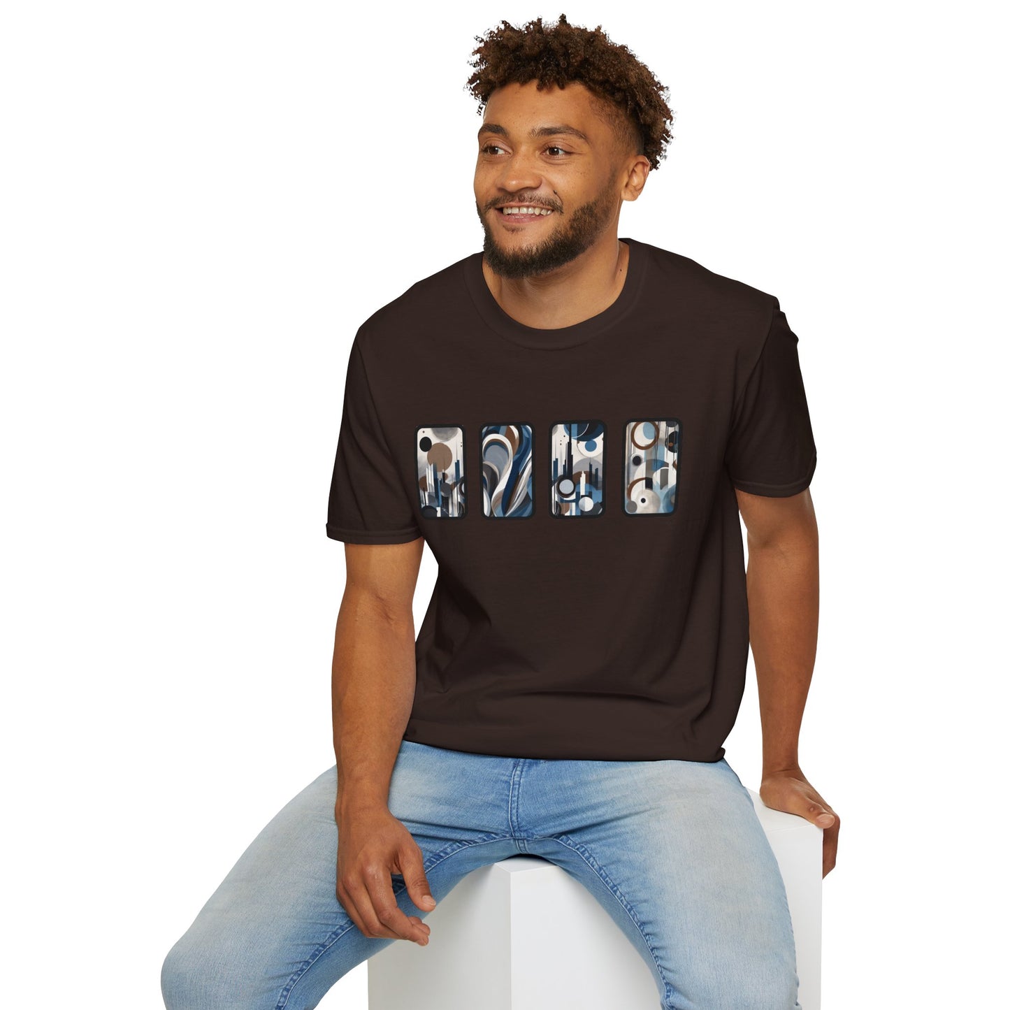 “Skyline” Abstract Art - Unisex T-Shirt