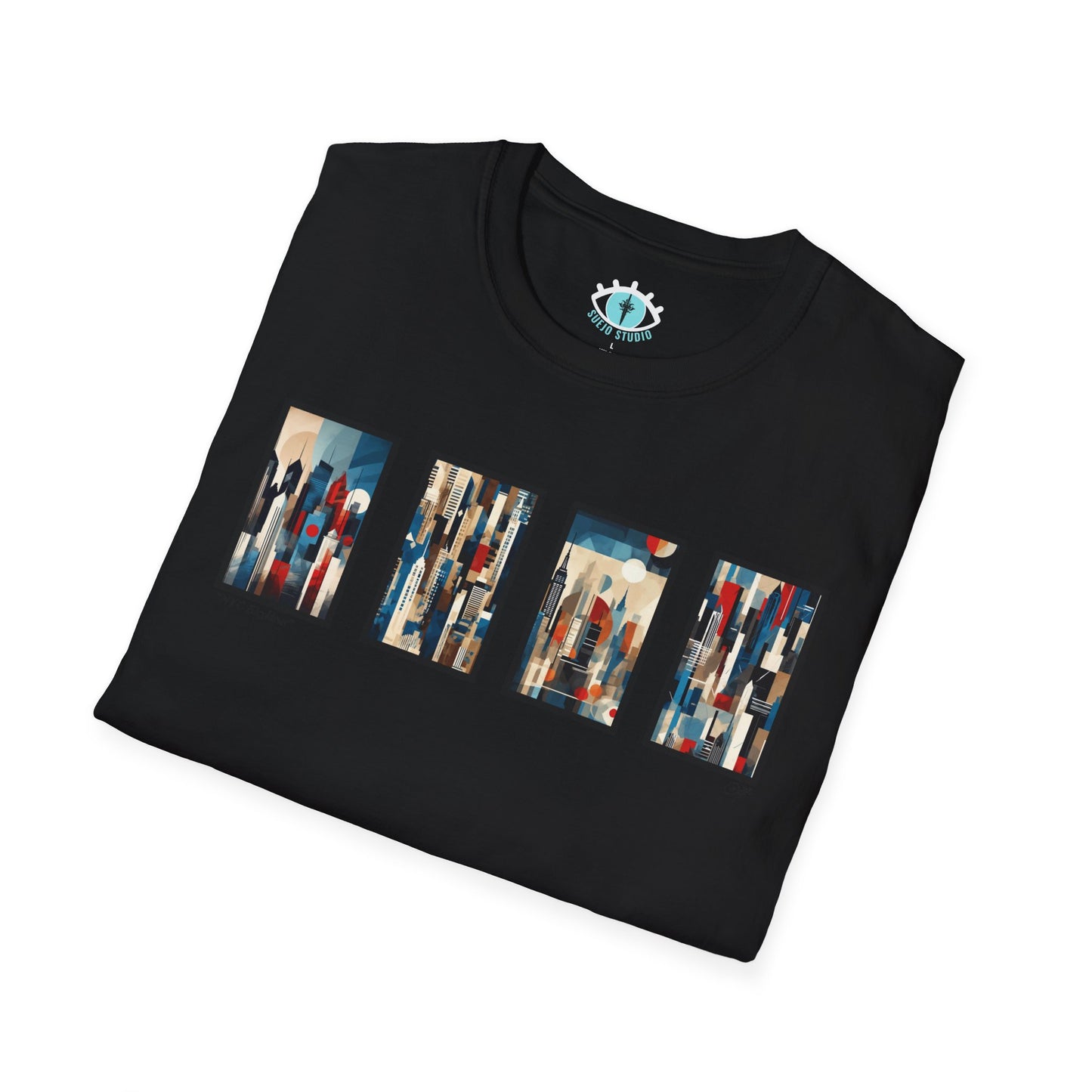 “NYC Skyline” Abstract Art - Unisex T-Shirt