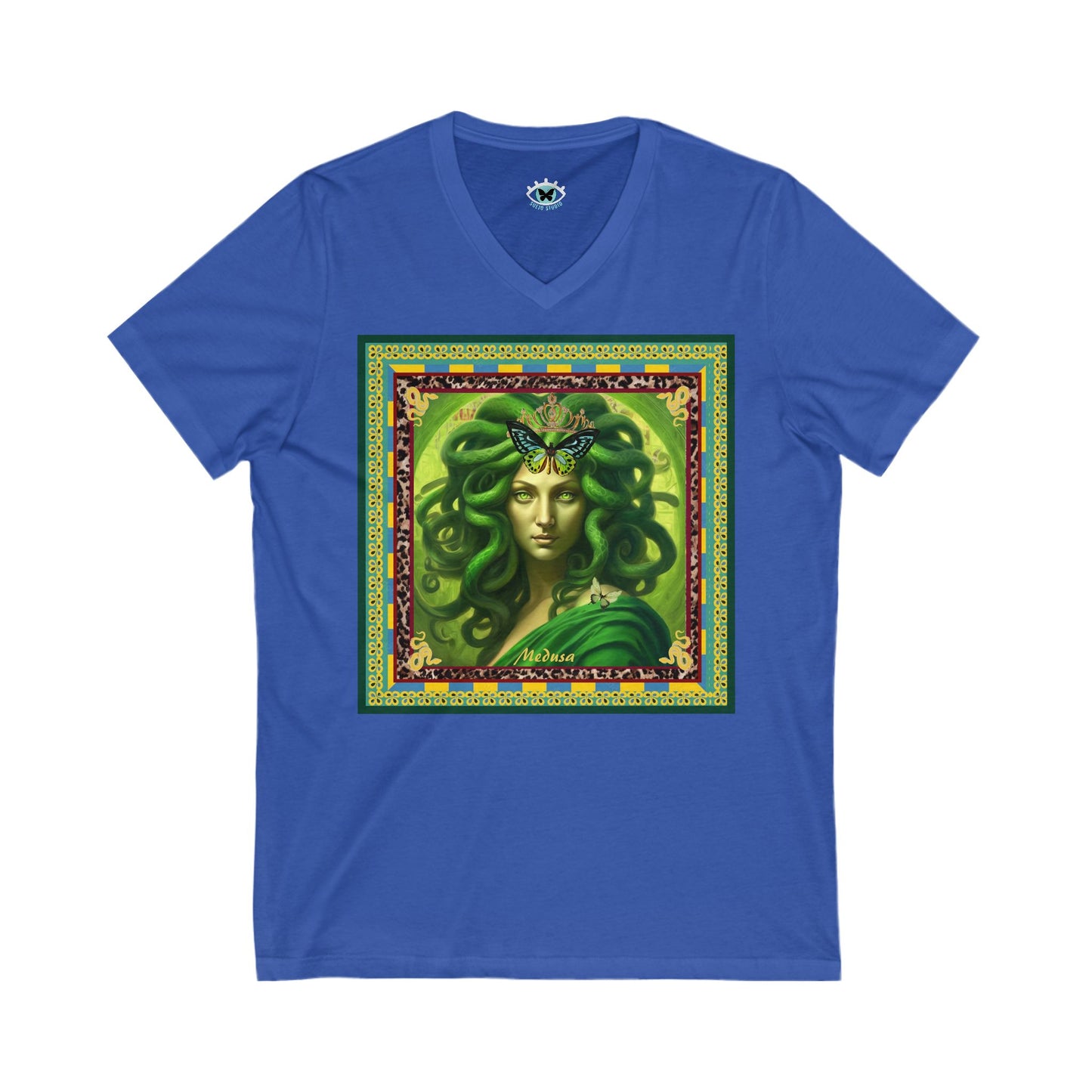Medusa - Unisex V Neck T-Shirt