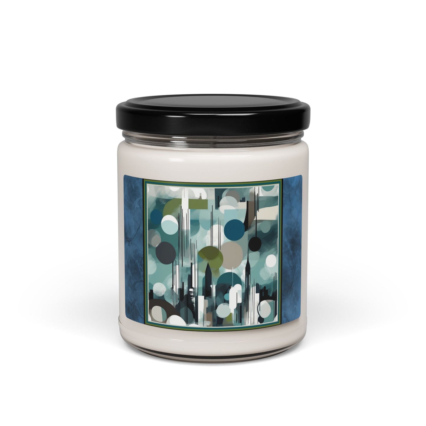 “Skyline” Abstract Art - Scented Soy Candle, 9oz