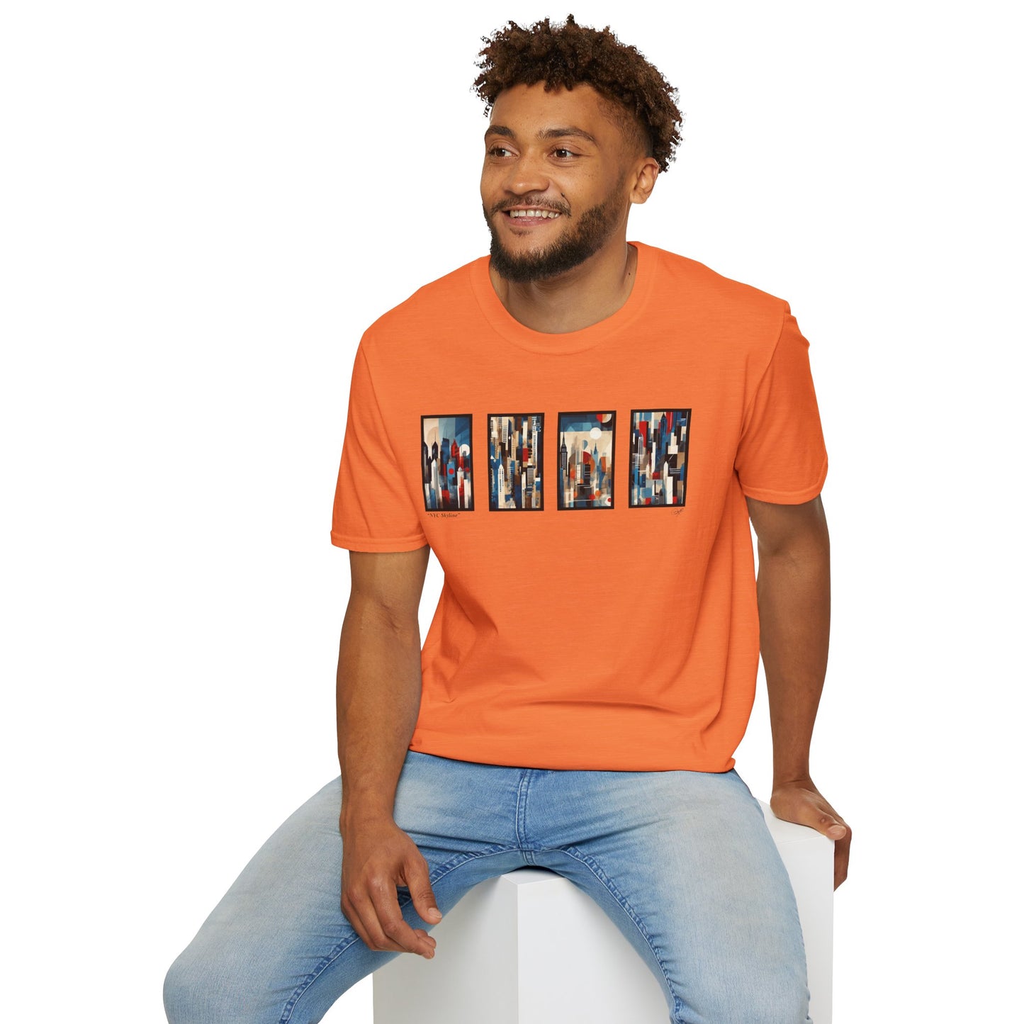 “NYC Skyline” Abstract Art - Unisex T-Shirt