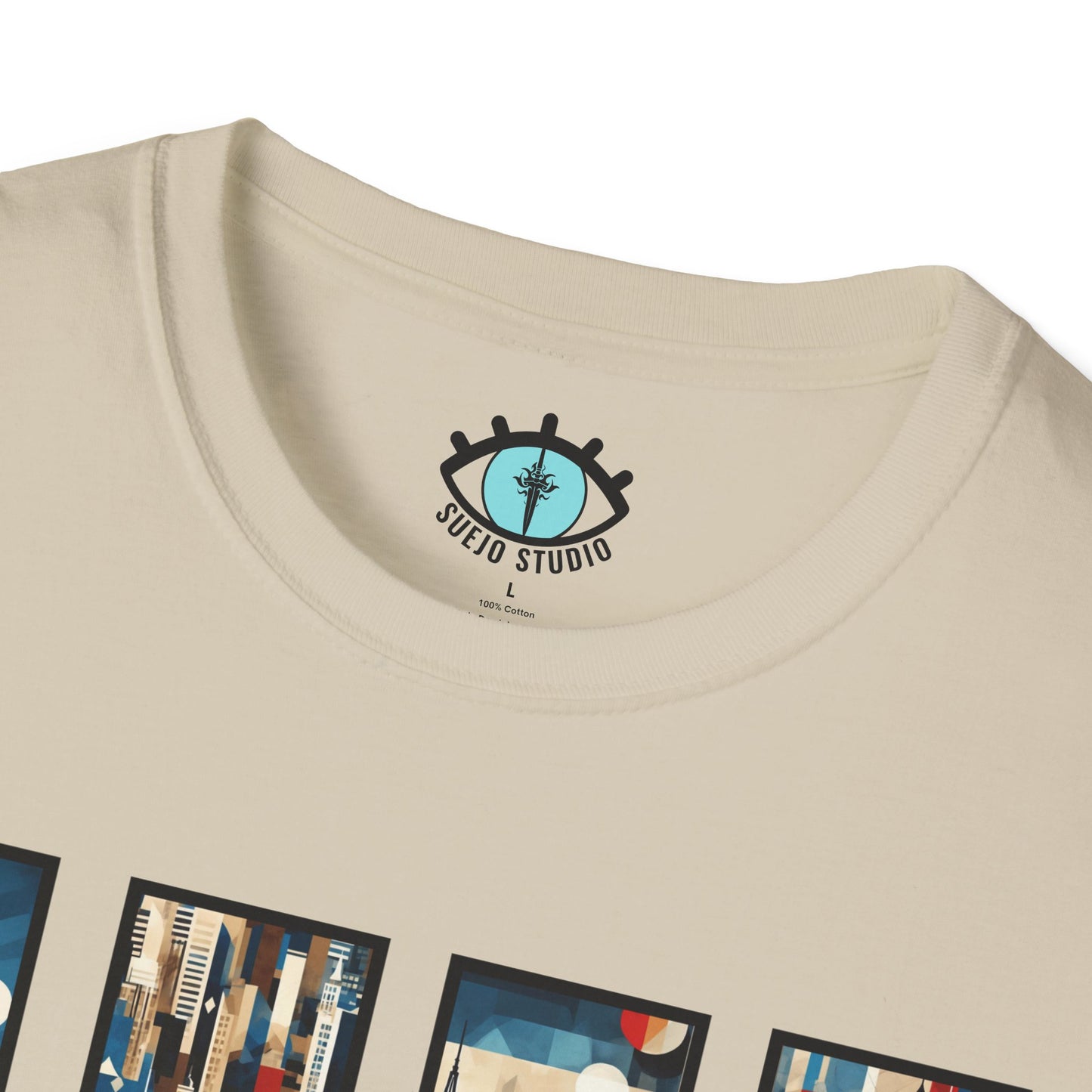 “NYC Skyline” Abstract Art - Unisex T-Shirt