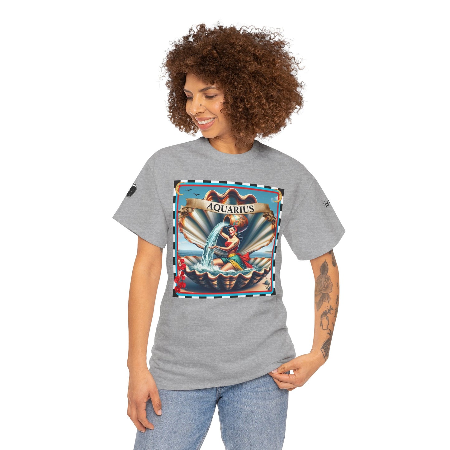 Aquarius - Unisex Cotton T-Shirt