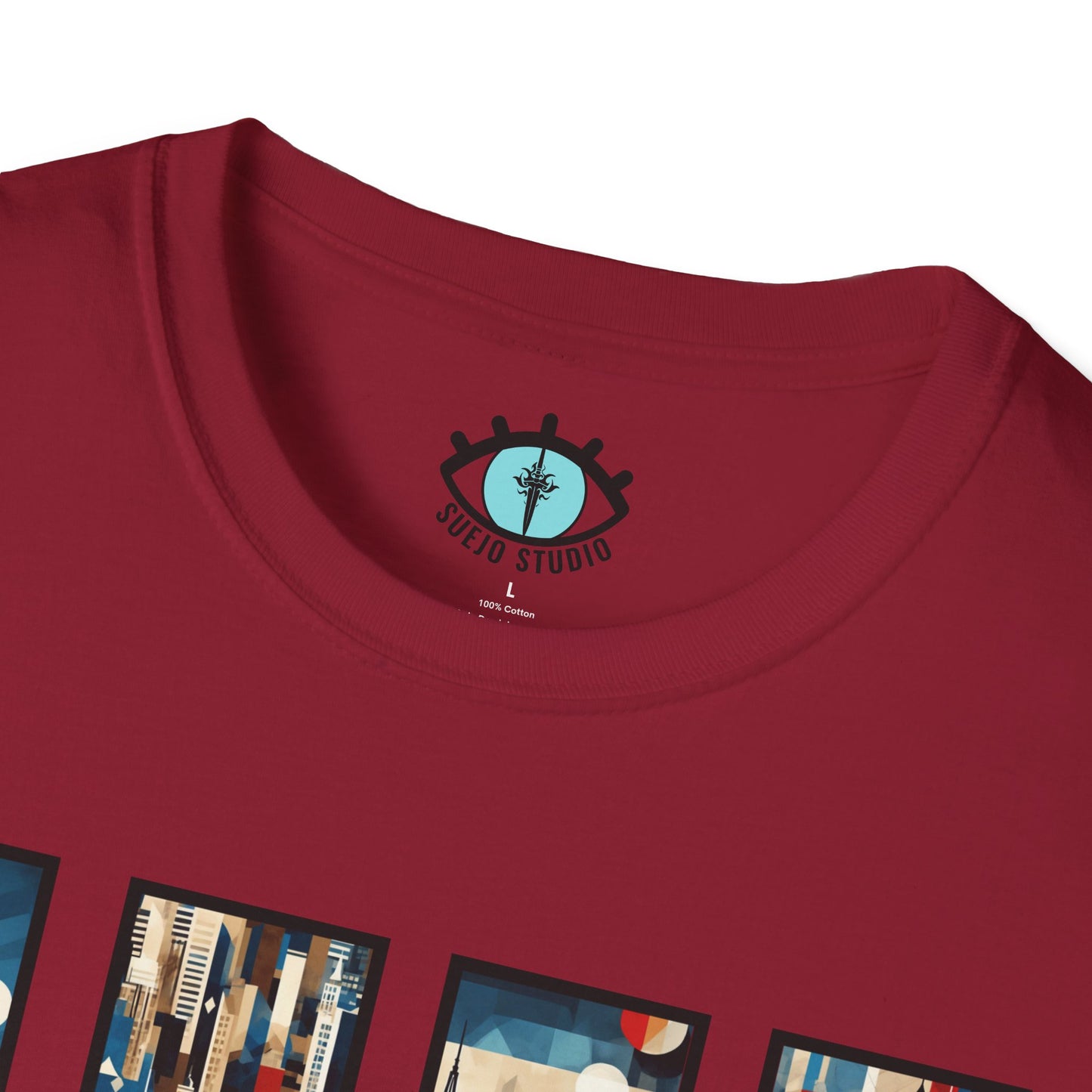 “NYC Skyline” Abstract Art - Unisex T-Shirt