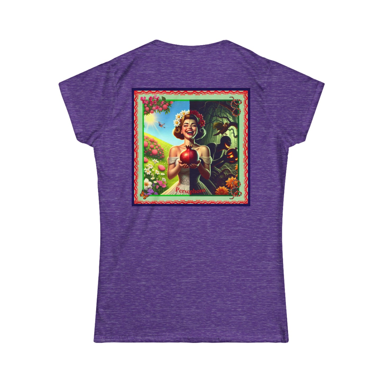 Persephone- Goddess of Spring and Queen of the Underworld - Women's Softstyle Tee