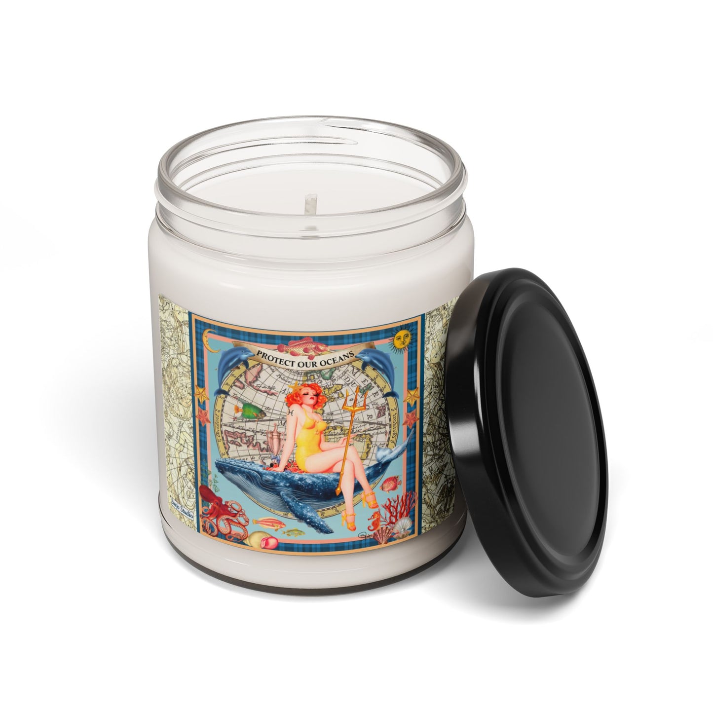 Protect Our Oceans - Scented Soy Candle, 9oz