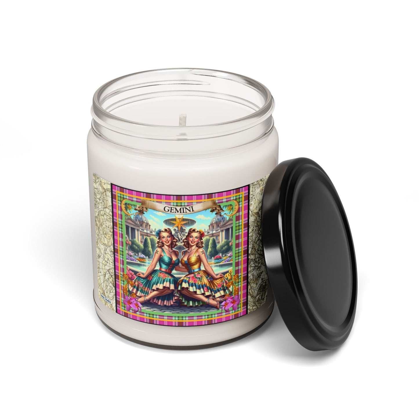 Gemini (May 21 - June 20) - Zodiac Scented Soy Candle, 9oz
