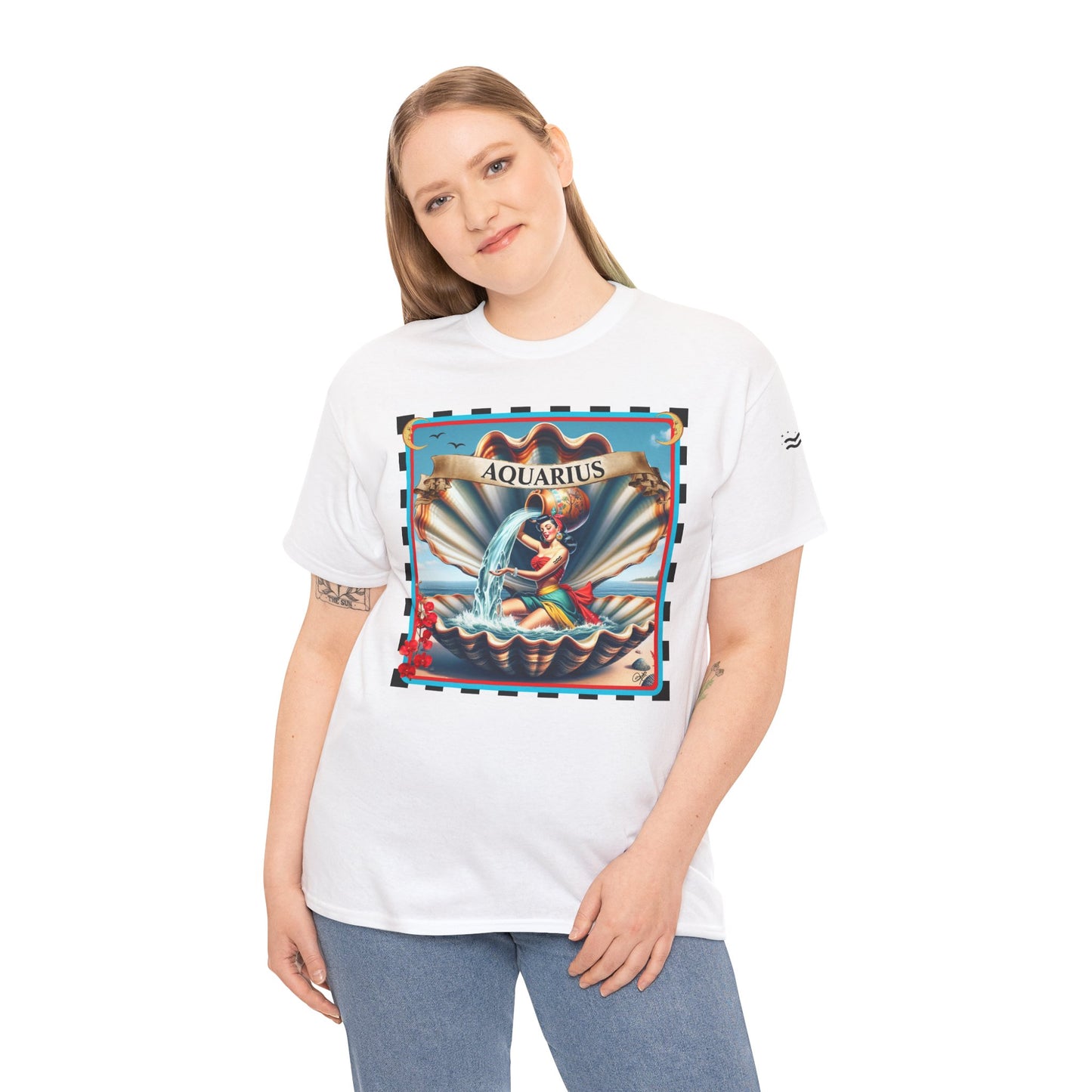 Aquarius - Unisex Cotton T-Shirt