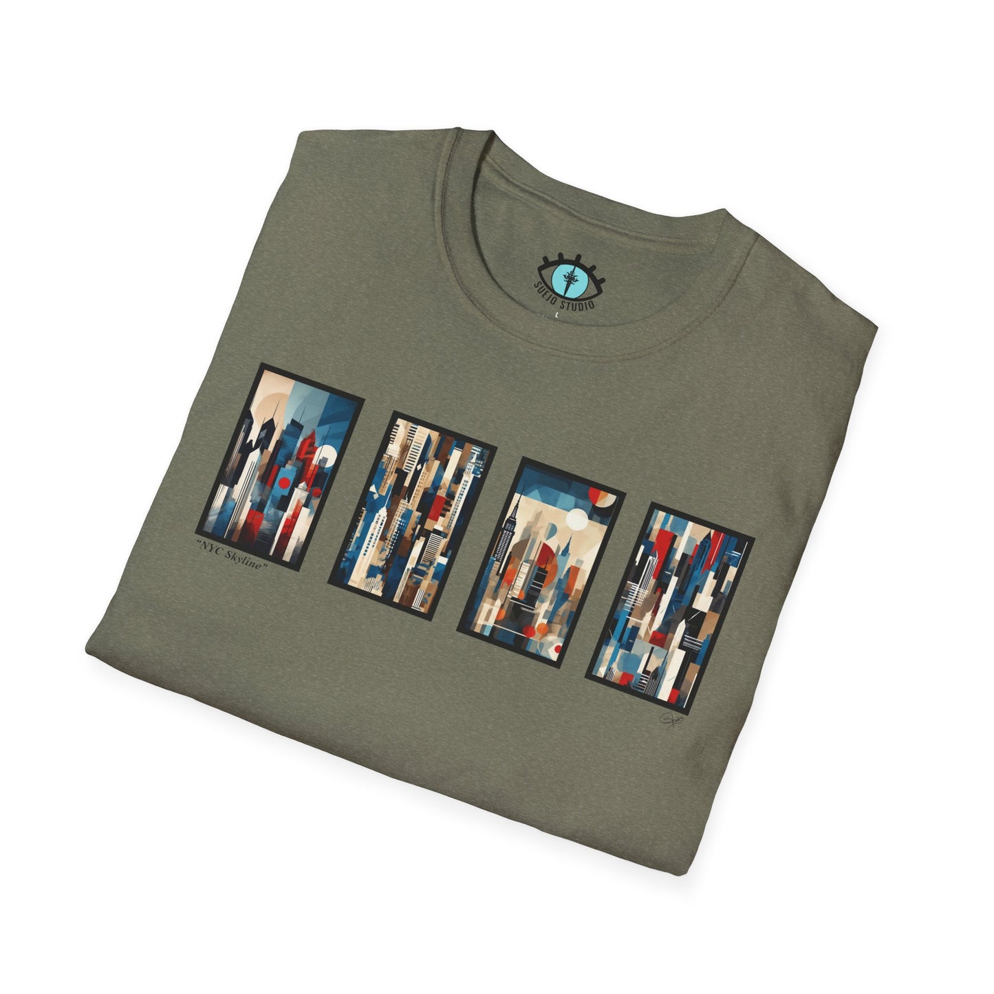 “NYC Skyline” Abstract Art - Unisex T-Shirt