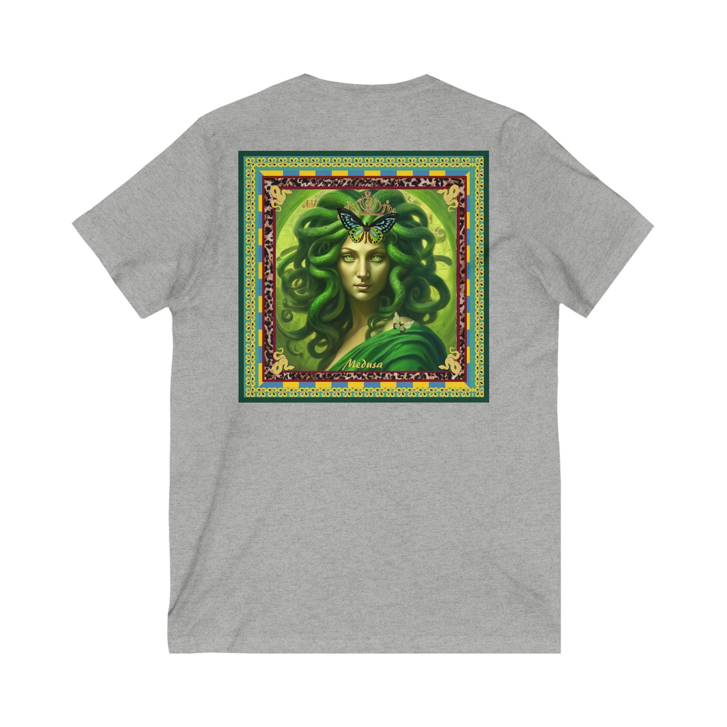 Medusa - Unisex V Neck T-Shirt