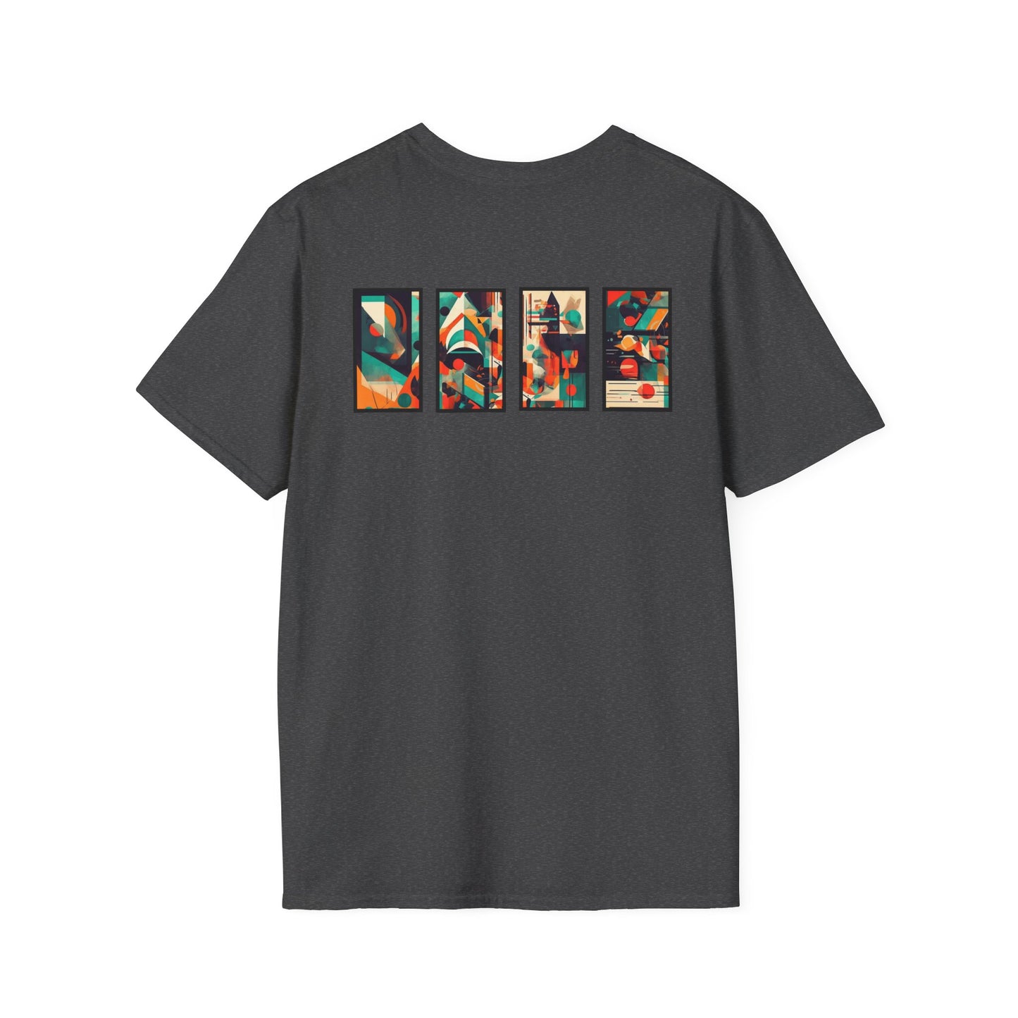 “Cityscape Sunset” Abstract Art - Unisex T-Shirt