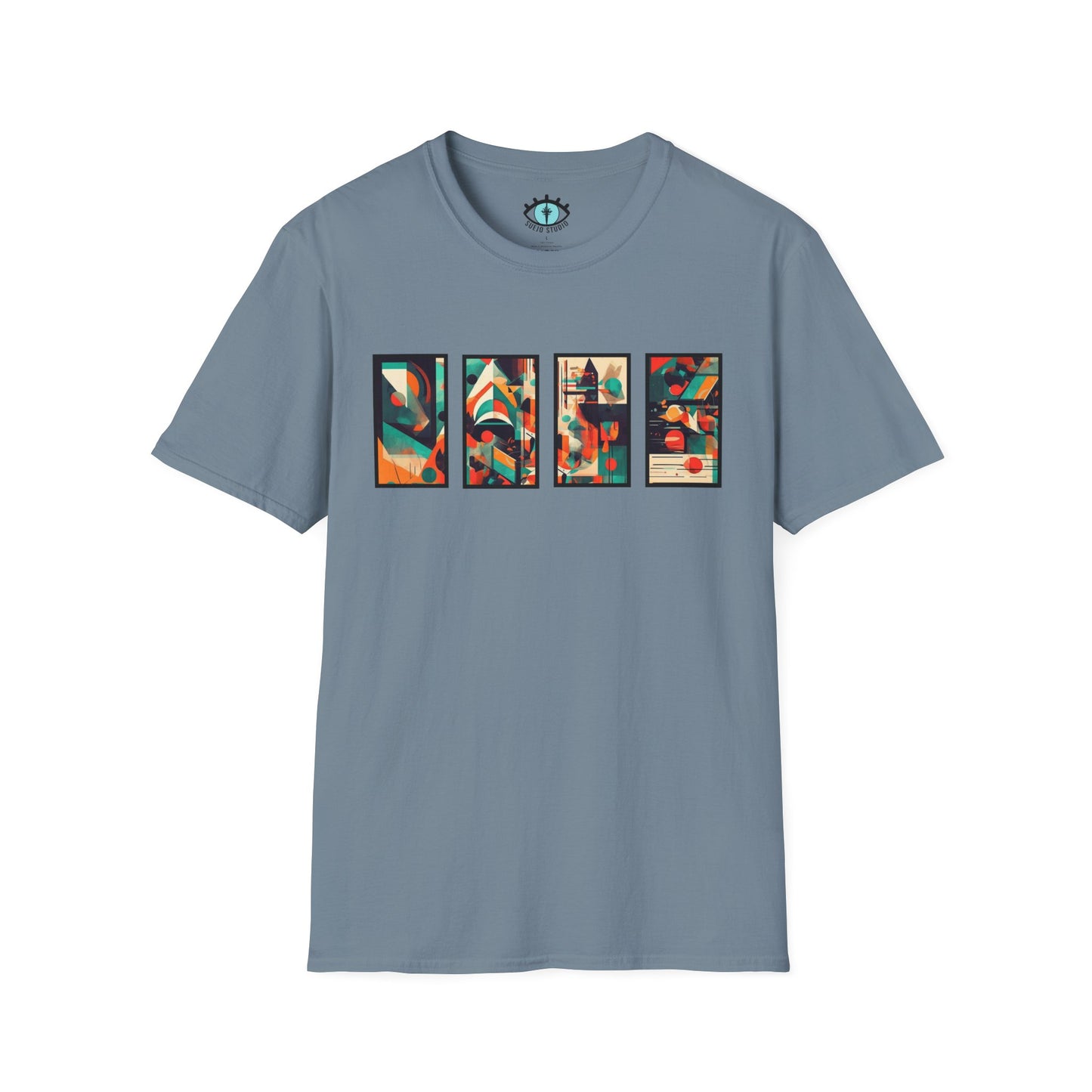“Cityscape Sunset” Abstract Art - Unisex T-Shirt
