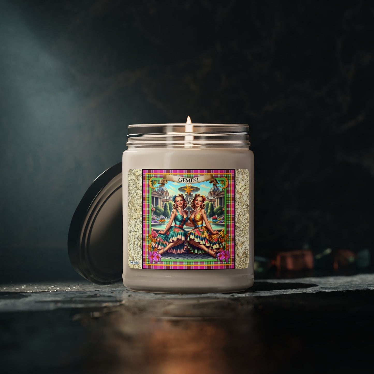 Gemini (May 21 - June 20) - Zodiac Scented Soy Candle, 9oz