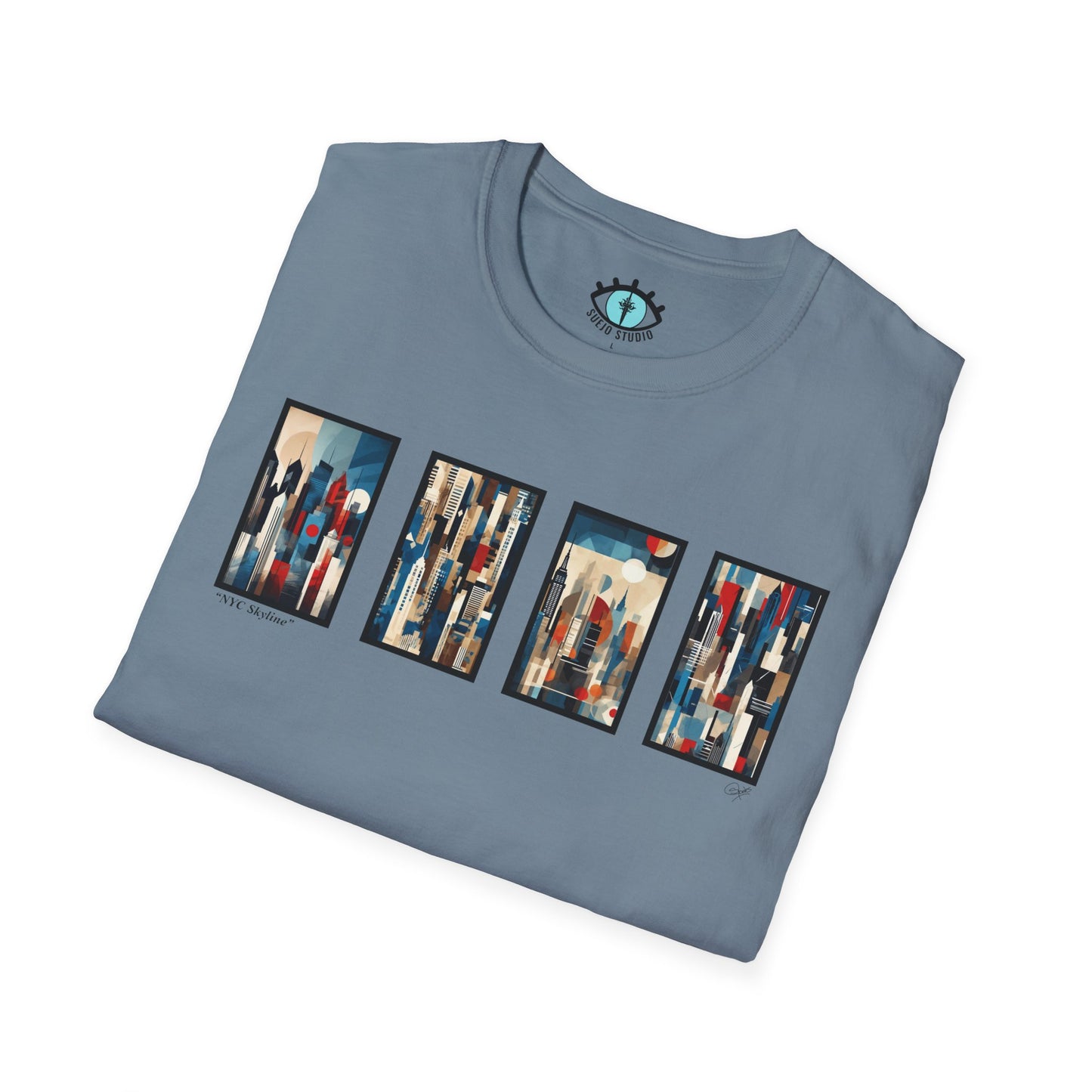 “NYC Skyline” Abstract Art - Unisex T-Shirt