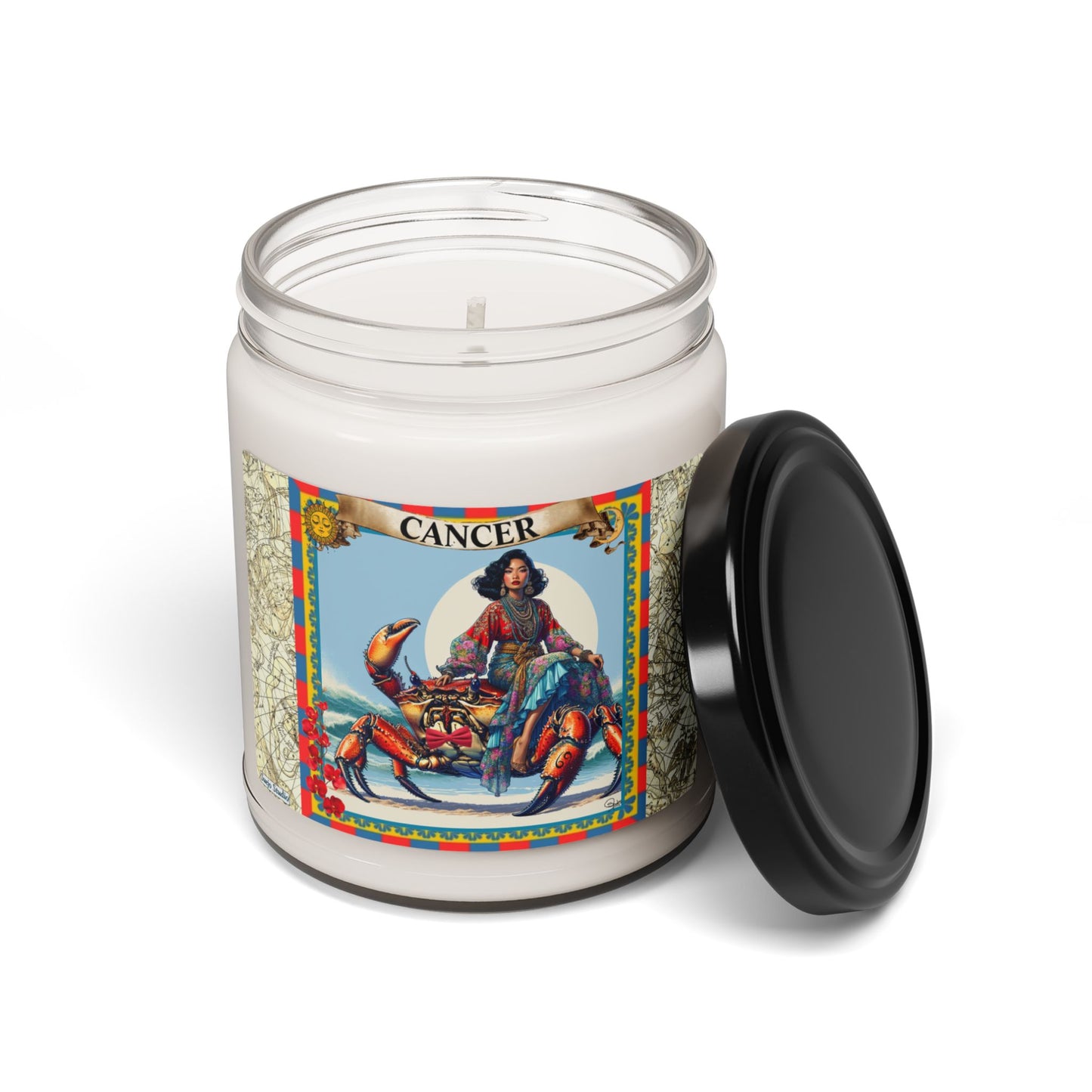 Cancer (June 21 - July 22) - Zodiac Scented Soy Candle, 9oz