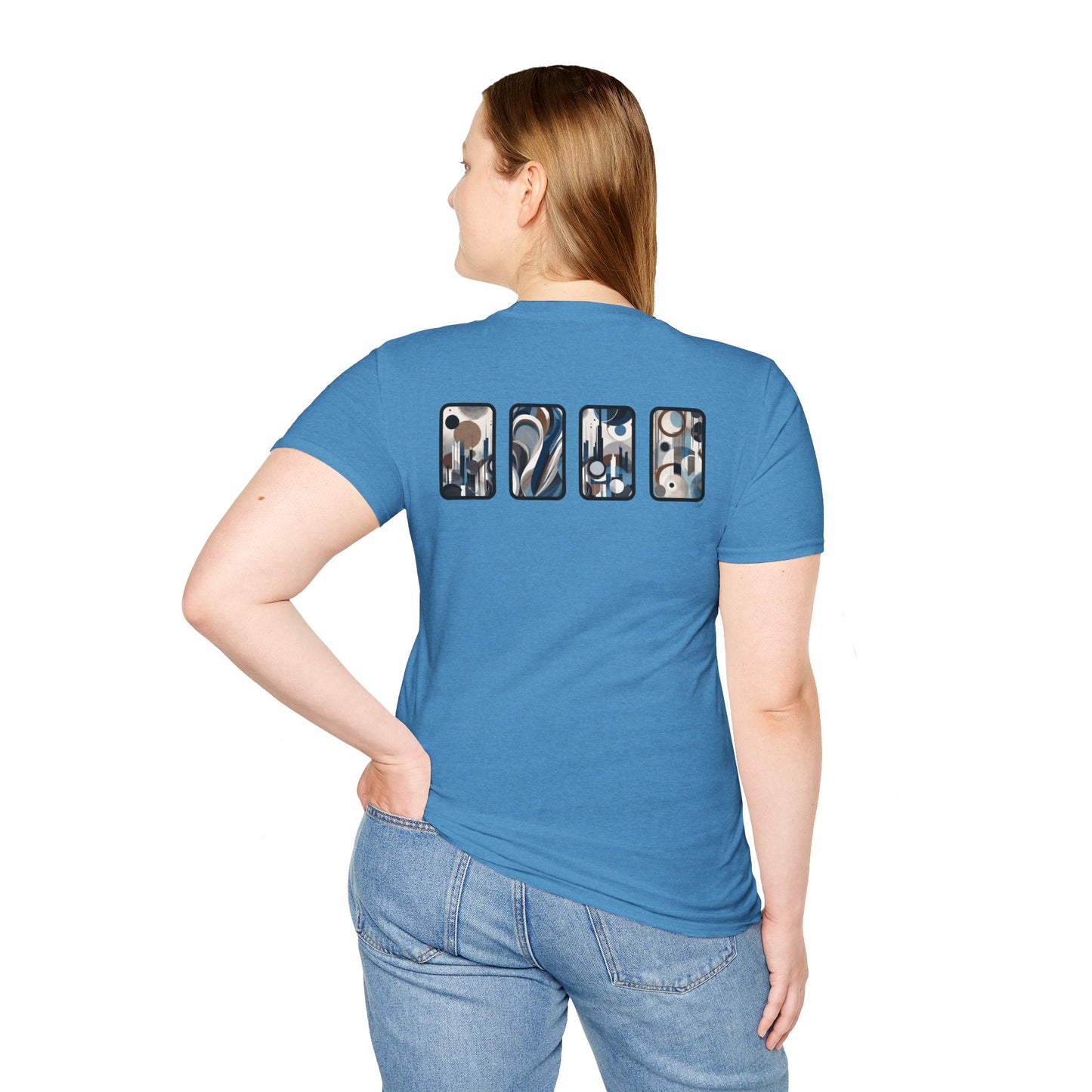 “Skyline” Abstract Art - Unisex T-Shirt