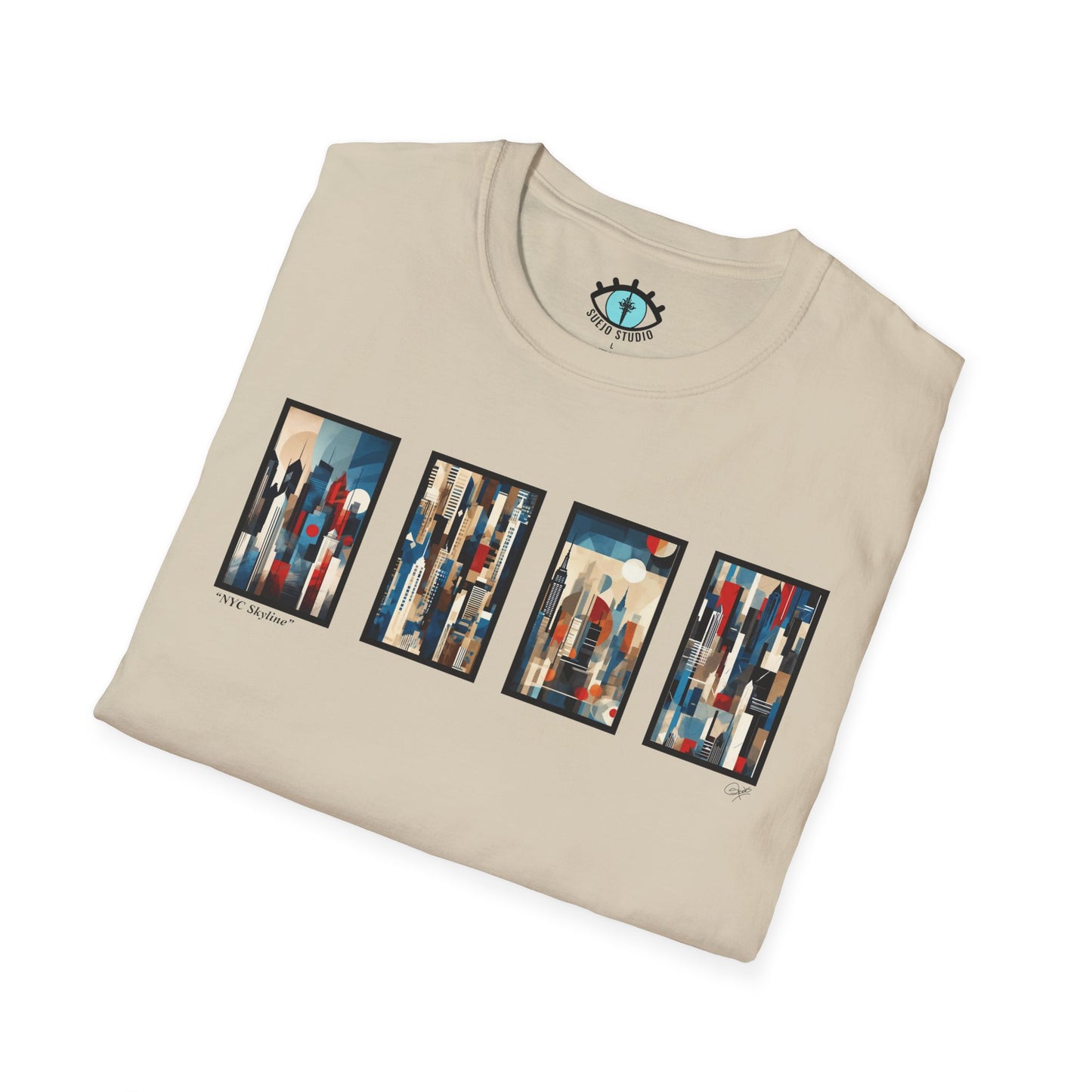 “NYC Skyline” Abstract Art - Unisex T-Shirt