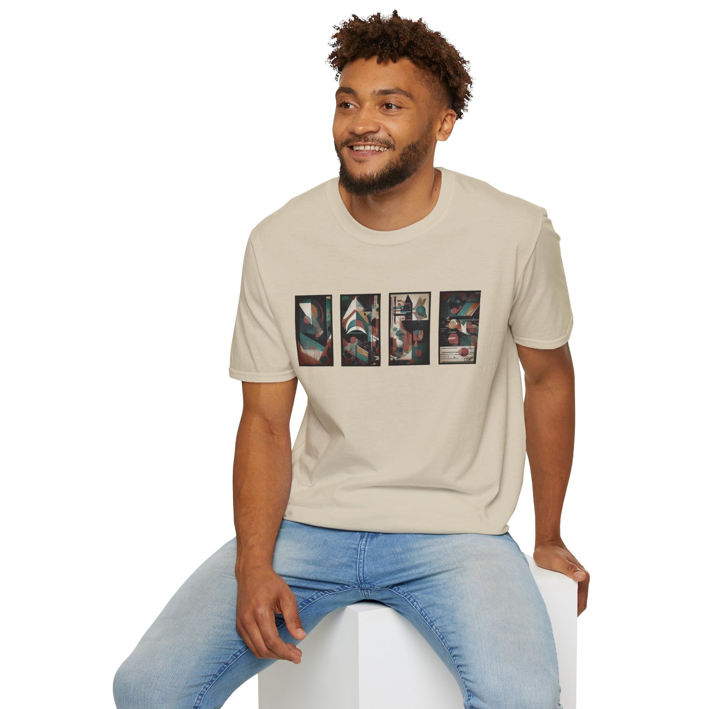 “Cityscape” Abstract Art - Unisex T-Shirt