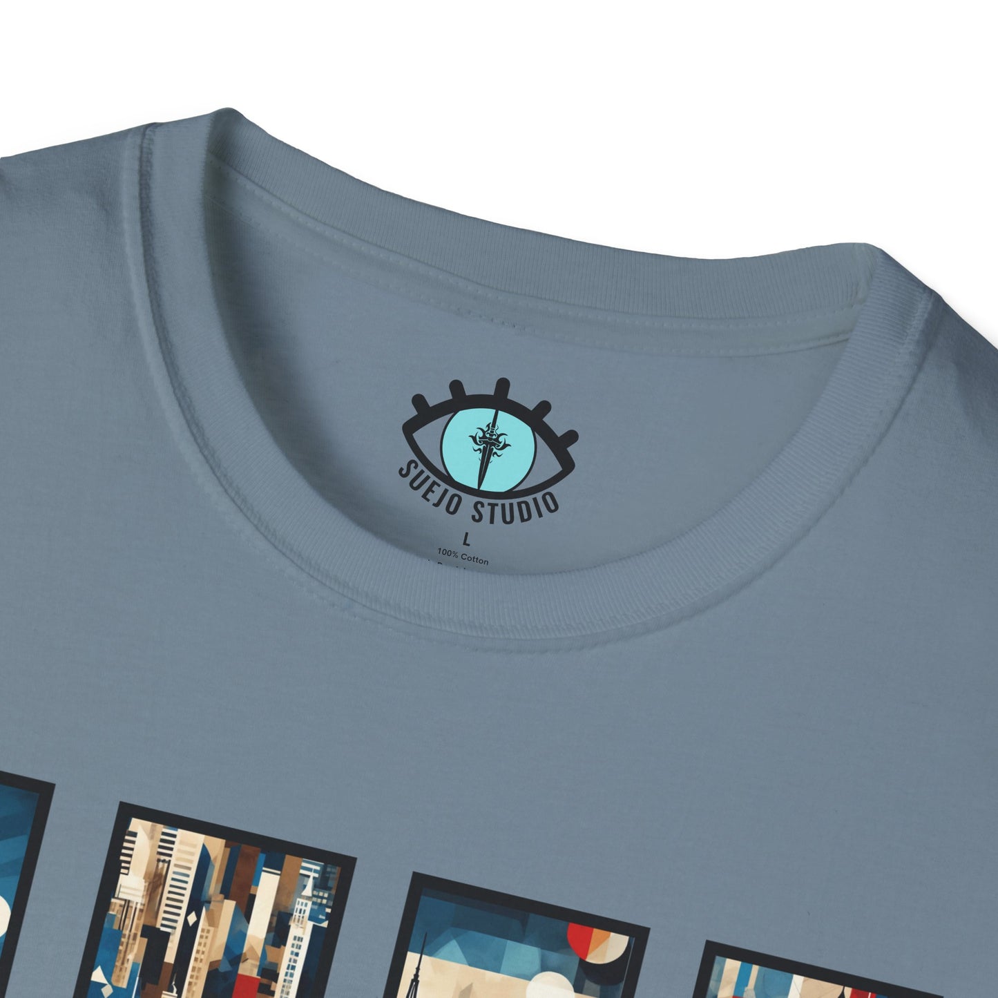 “NYC Skyline” Abstract Art - Unisex T-Shirt