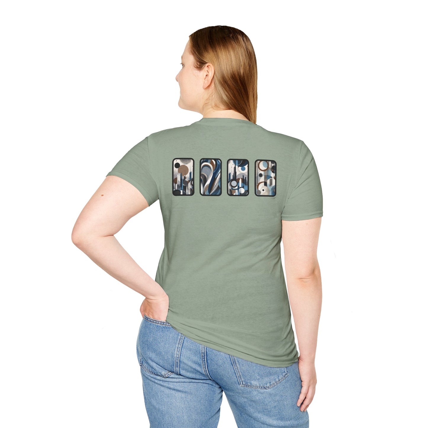 “Skyline” Abstract Art - Unisex T-Shirt