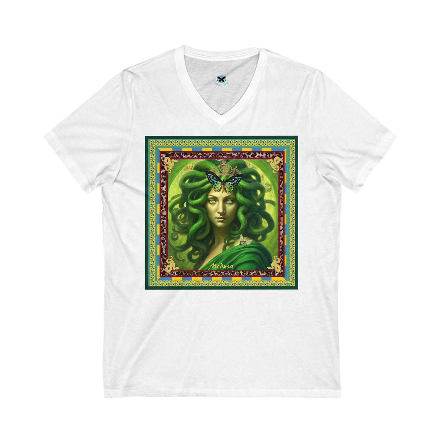Medusa - Unisex V Neck T-Shirt